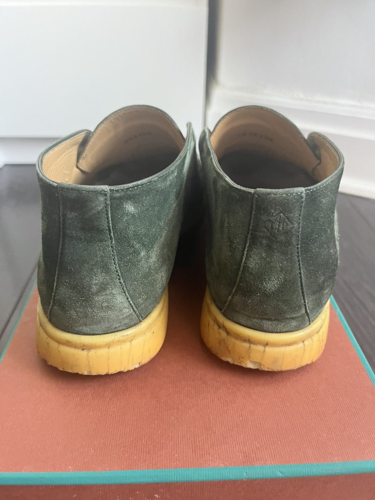 Loro Piana Loro Piana green open walk uk 6.5 eu 39.5 Size US 9.5 / IT 39.5 - 4 Thumbnail