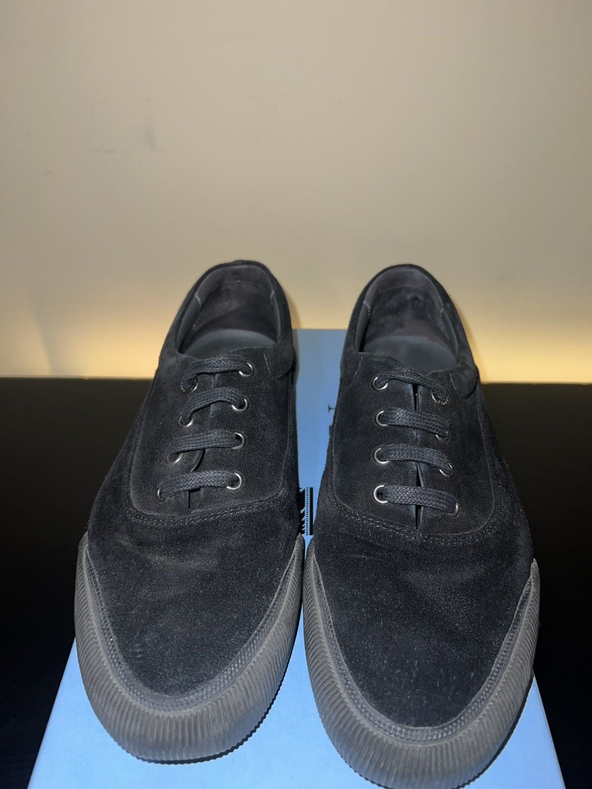 Lanvin Suede Low Top Sneaker Size US 7 / EU 40 - 5 Thumbnail