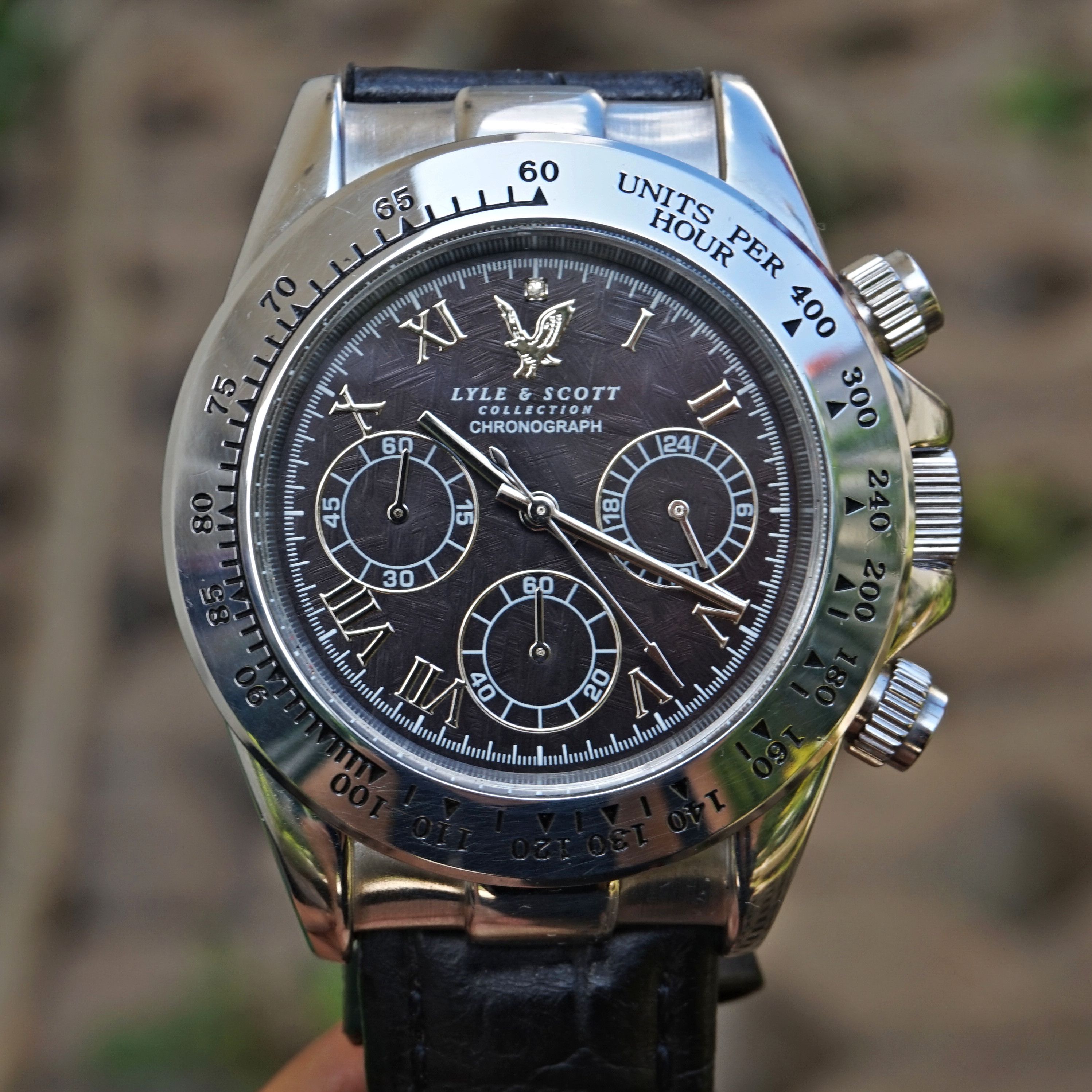 Lyle & Scott Lyle and Scott Chronograph watch dial texture Size ONE SIZE - 2 Thumbnail