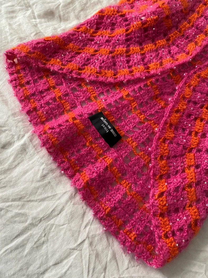 Comme des Garcons comme des garcons Pink bead knitted sweater 2503-Nextarrow Size S / US 4 / IT 40 - 8 Thumbnail