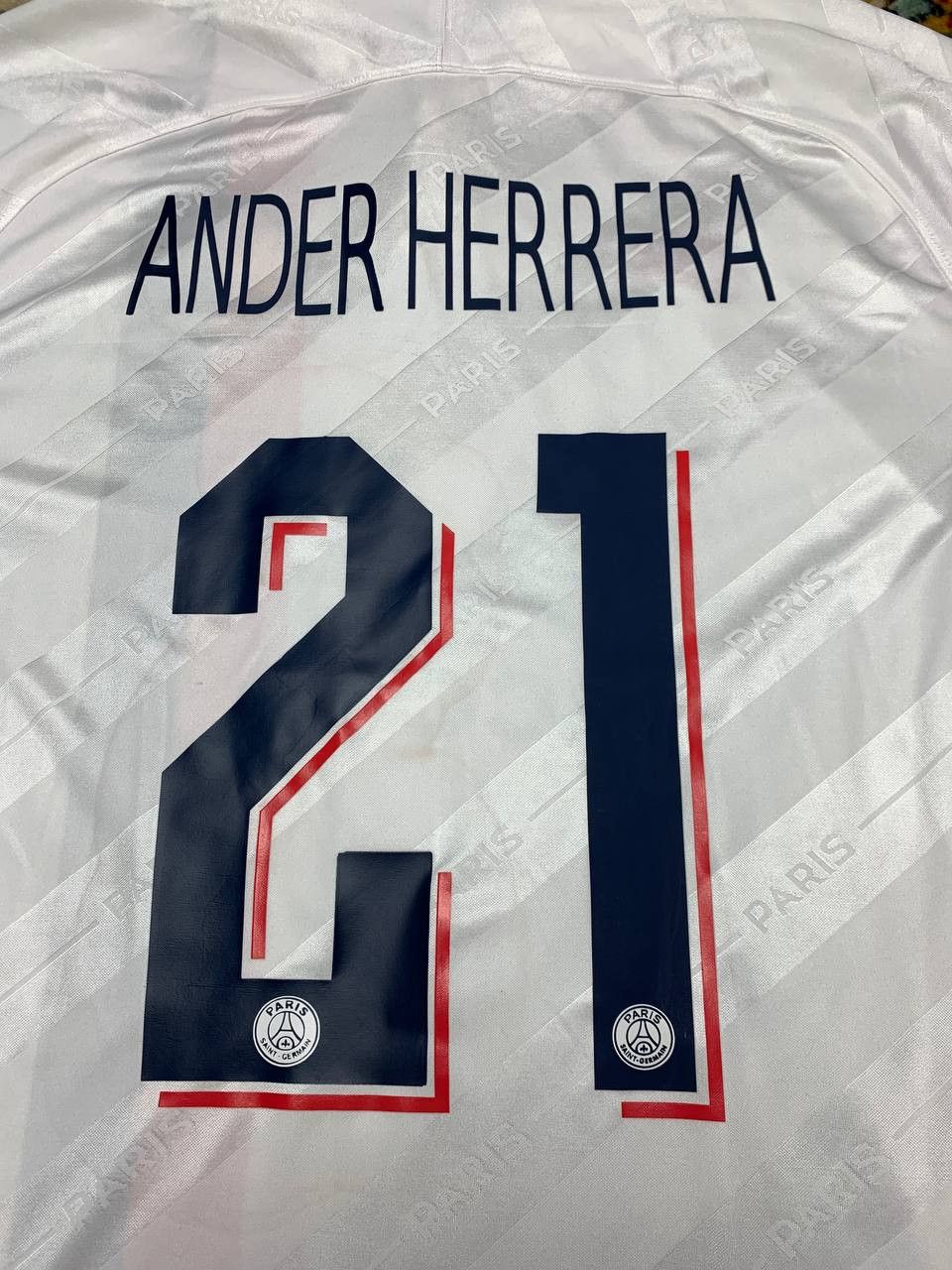 Nike 2019/2020 Paris Saint Germain Herrera 3rd Soocer Jersey Size US XL / EU 56 / 4 - 5 Thumbnail