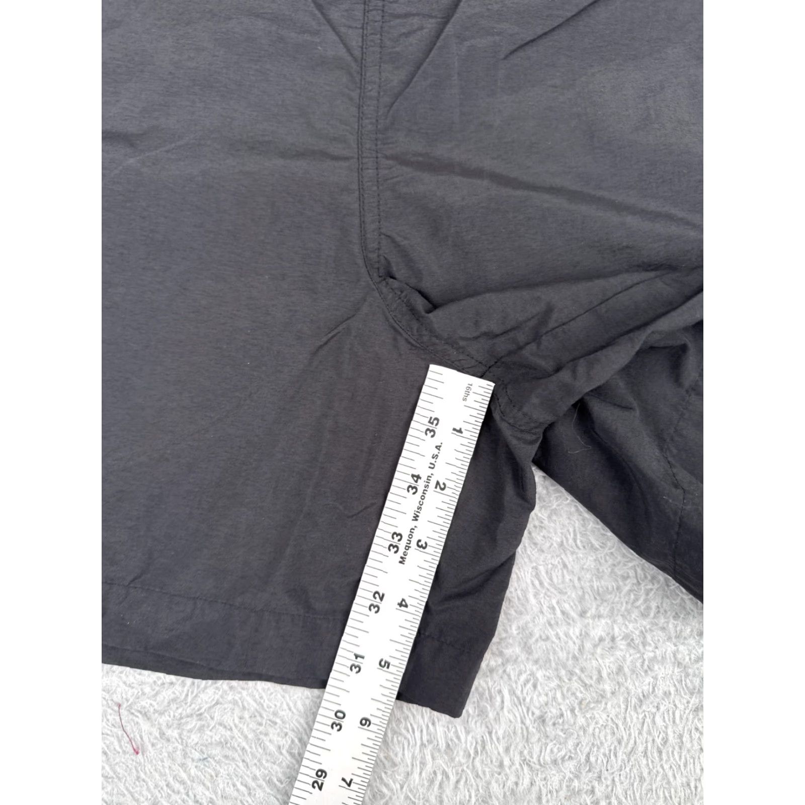 Vintage COLUMBIA Women's Hiking Shorts Large Black 100% Nylon Sweat Belted 6in Inseam Outdoor Size 36" / US 14 / IT 50 - 7 Thumbnail