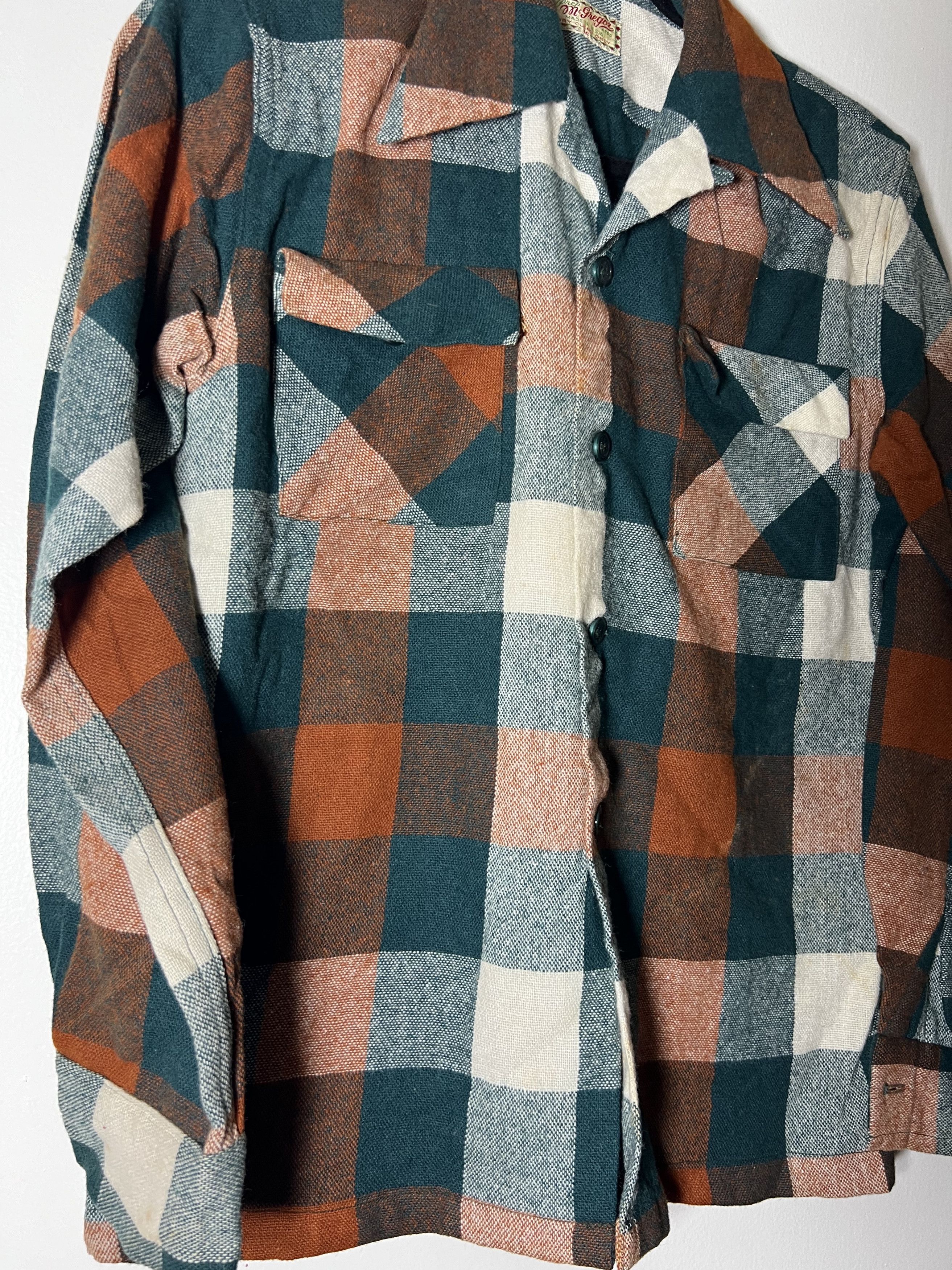 Vintage Vintage 40's-50's Prep McGregor Long Sleeve Button Up Shirt Size US S / EU 44-46 / 1 - 4 Thumbnail