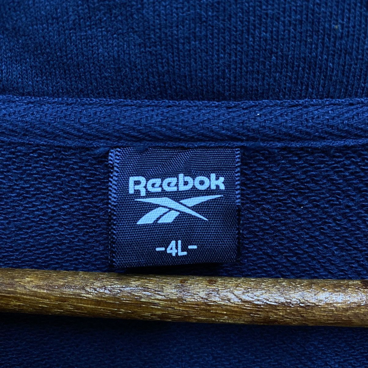 Reebok Reebok Quarter Zip Pullover Boxy Sweatshirt Blue Size 4L Size US XXL / EU 58 / 5 - 9 Thumbnail