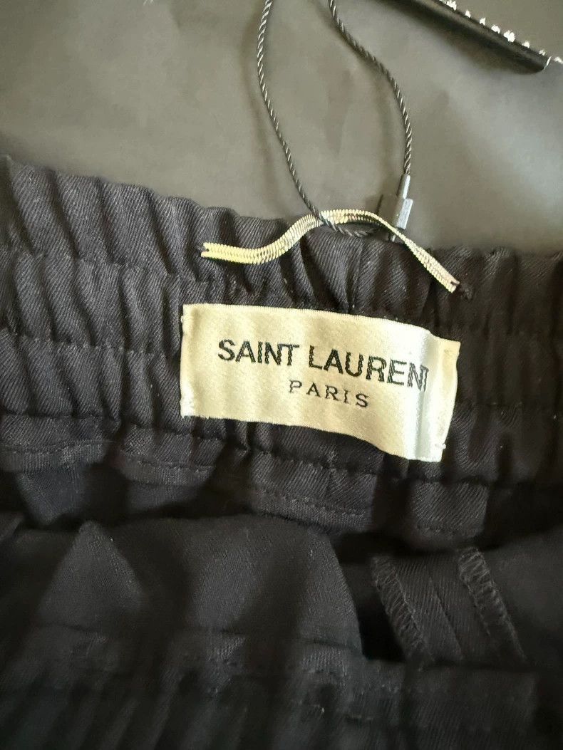 Saint Laurent Paris Saint Laurent Crystal Embellished Casual Pants Size US 30 / EU 46 - 4 Thumbnail