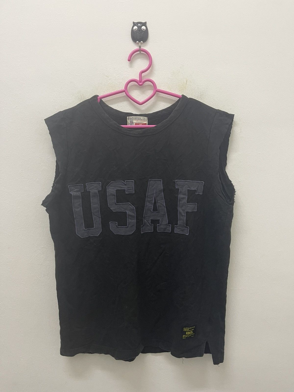 Wtaps Rare Vintage KING STOOL CO. x Wtaps USAF Spell Out Size US M / EU 48-50 / 2 - 1 Thumbnail