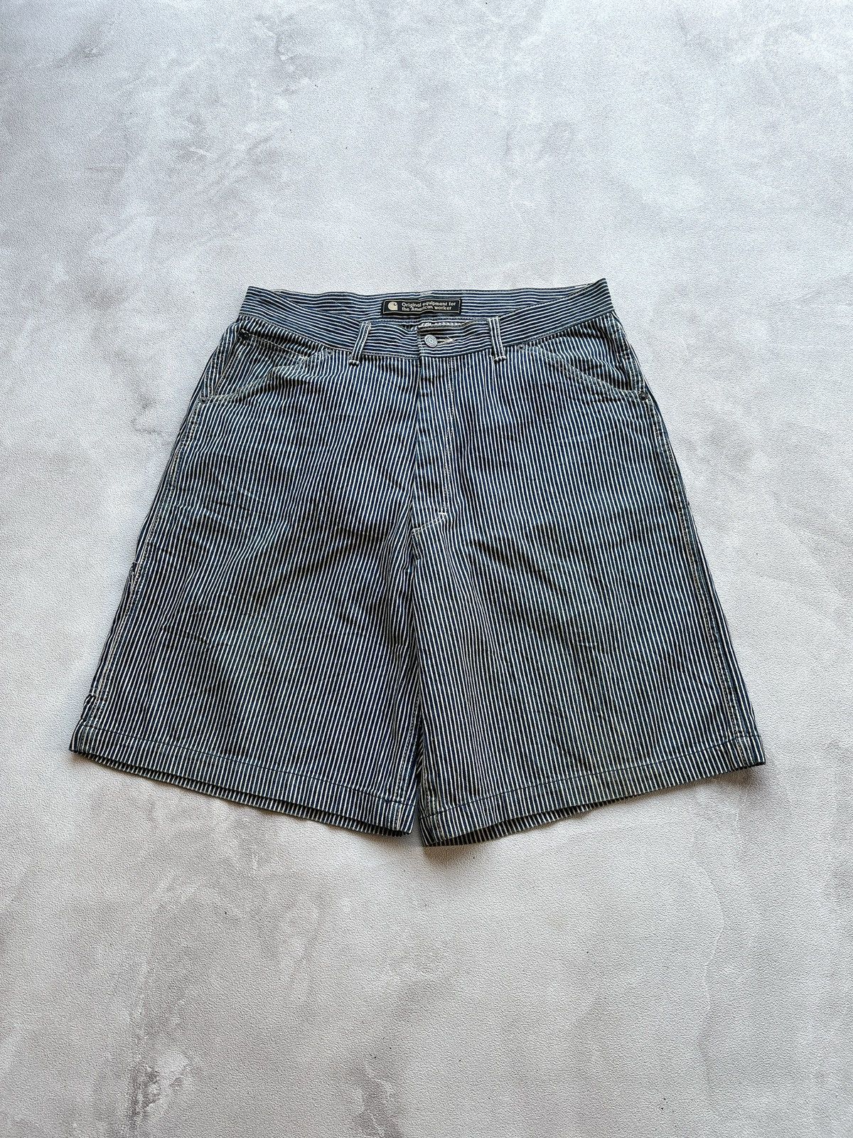 Carhartt Vintage Carhartt Short Carpenter Hickory Size US 34 / EU 50 - 2 Thumbnail