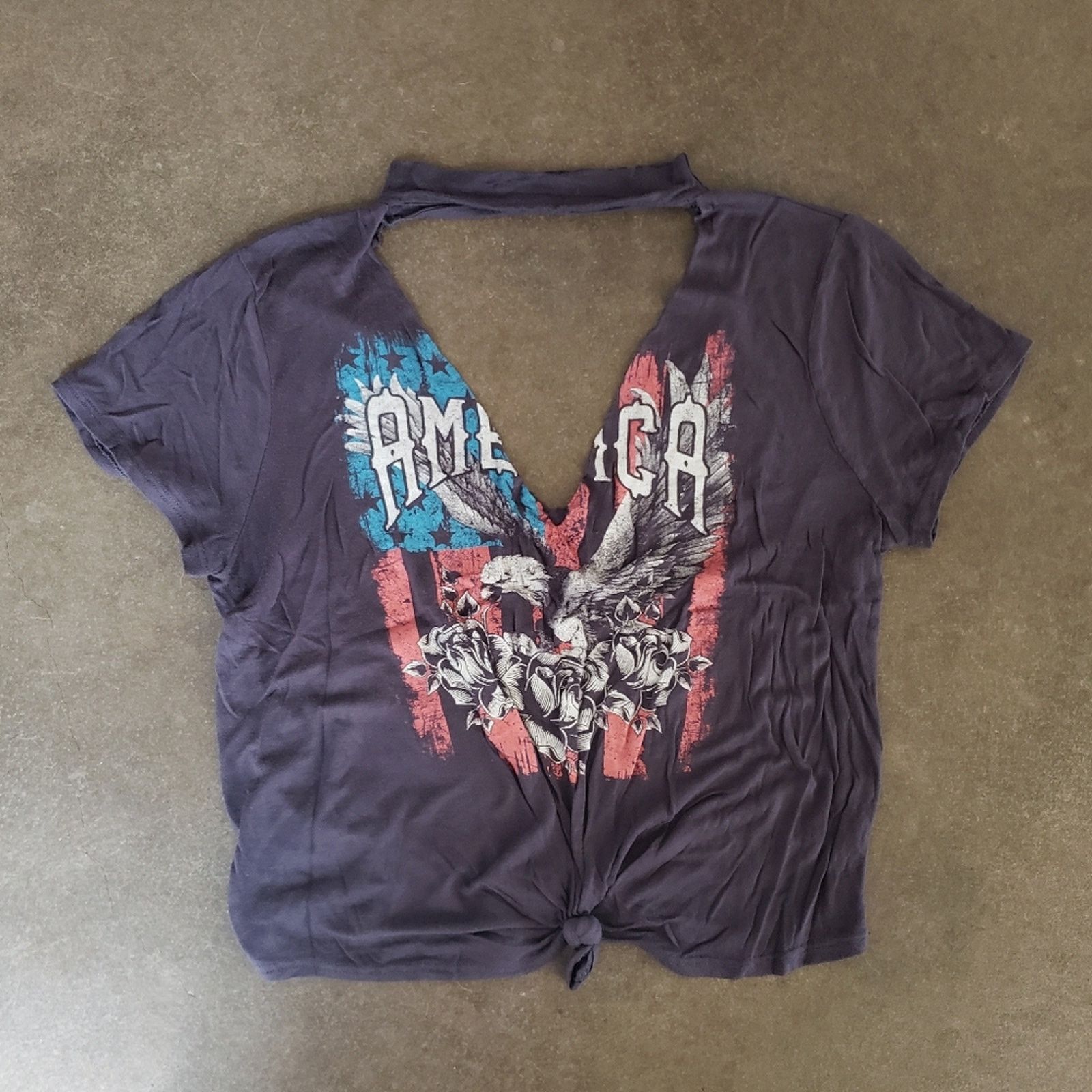 Other Violet | G MINI | America Cropped Short Sleeve Size M / US 6-8 / IT 42-44 - 1 Thumbnail