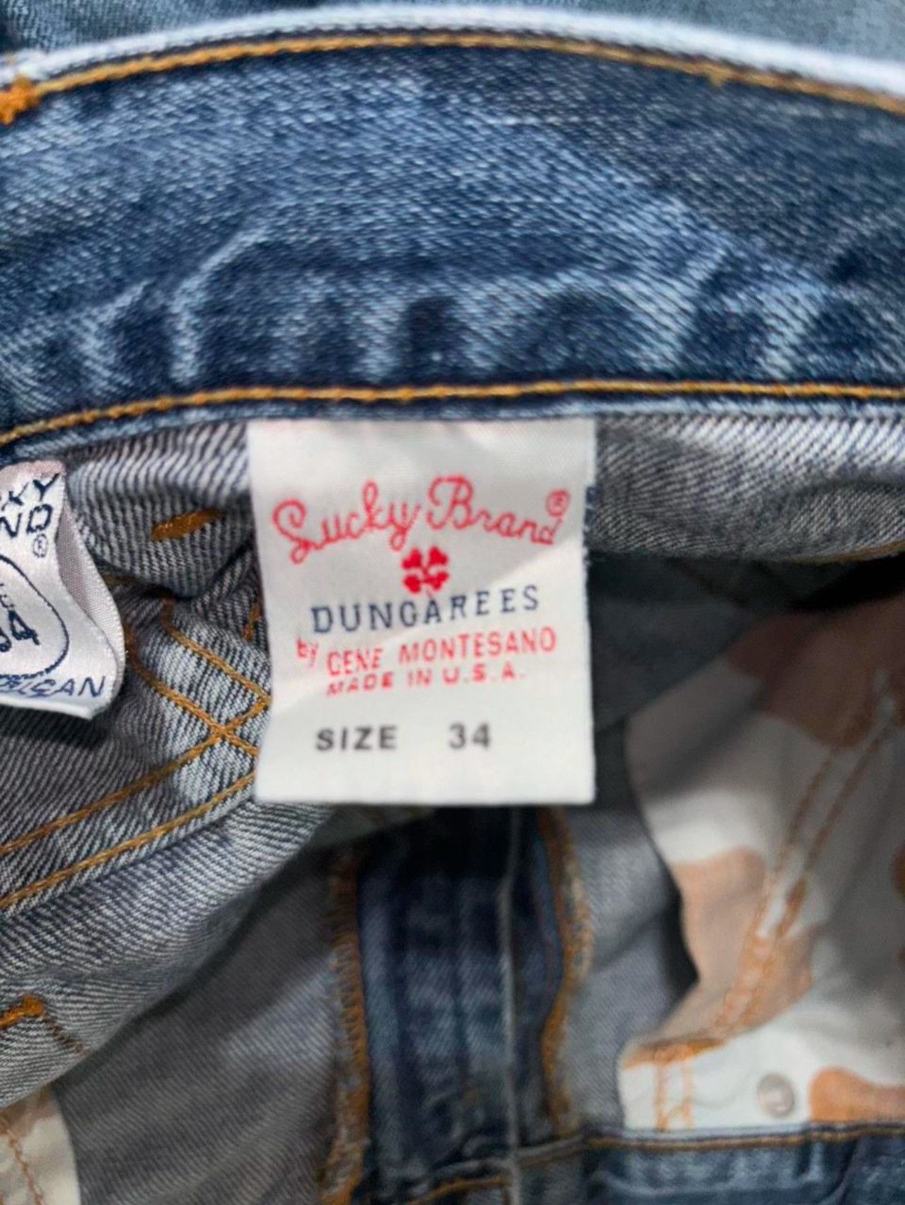 Lucky Brand × Vintage Lucky Brand Bootcut Denim with cut leg opening Size US 34 / EU 50 - 7 Thumbnail