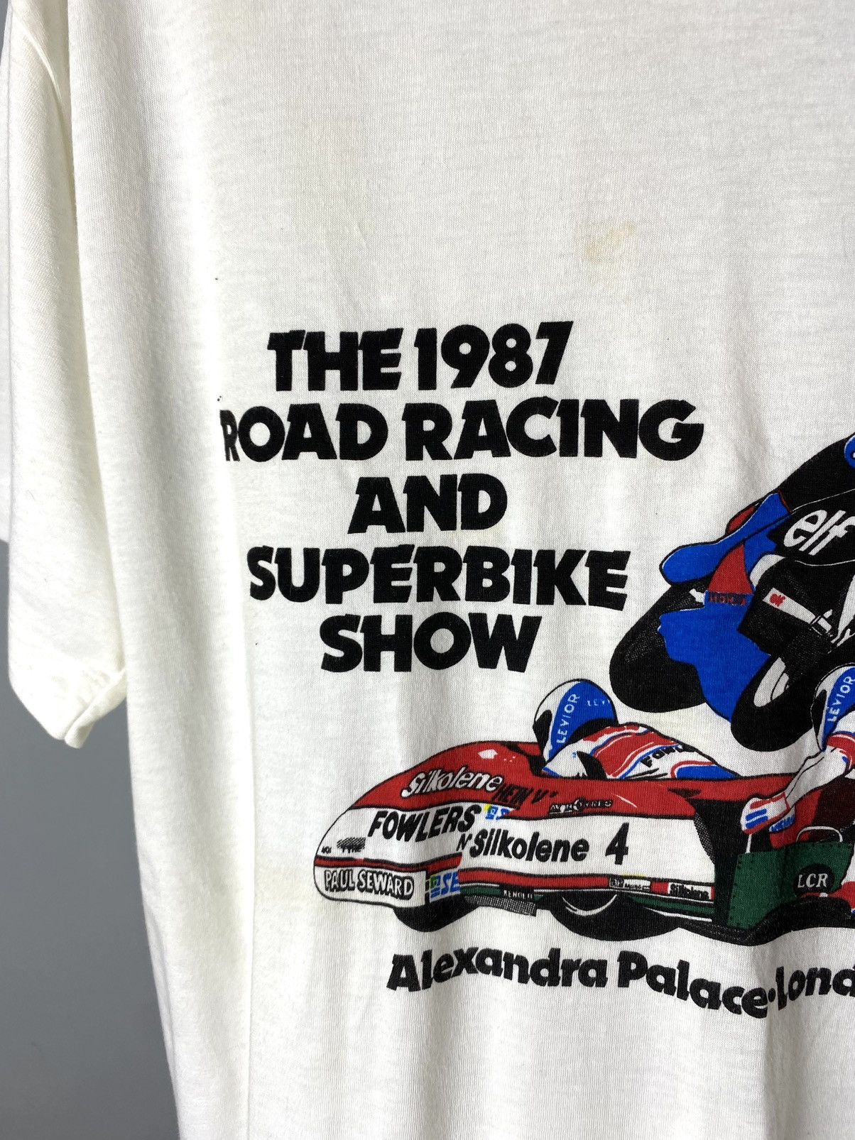 Honda Rare! Vintage Honda 1987 Road Racing T Shirt World Racing Size US M / EU 48-50 / 2 - 4 Thumbnail