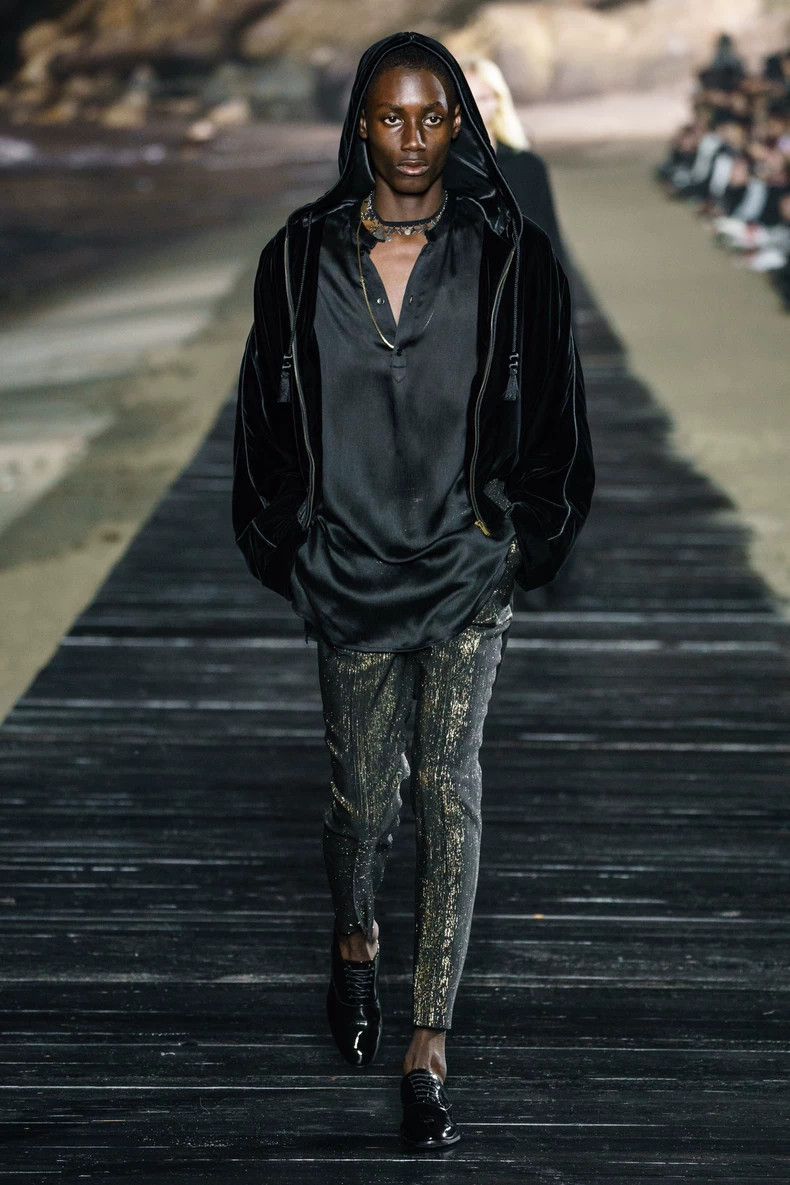 Saint Laurent Paris saint laurent paris20 SS Velvet Wizard Jacket with Tassel j Size US M / EU 48-50 / 2 - 5 Thumbnail