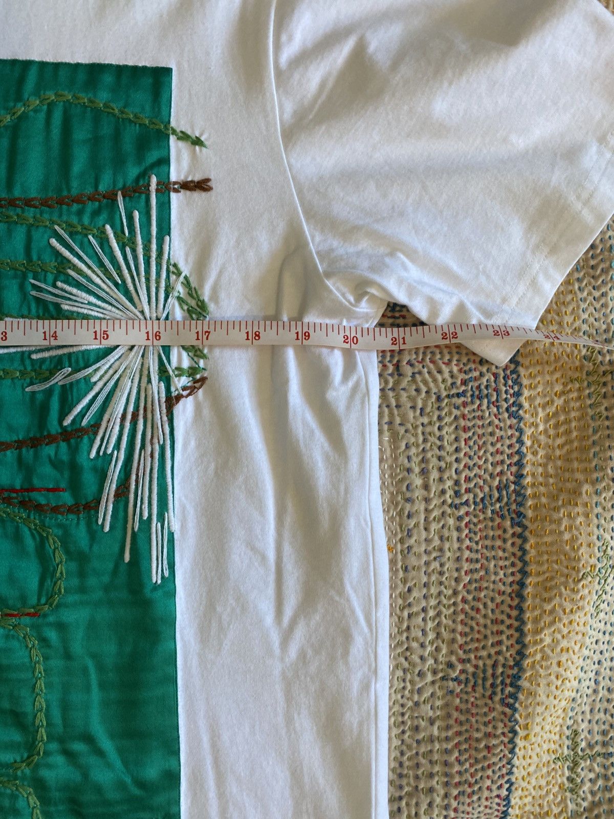 Craig Green Craig Green Hand Embroidered Silk on White Cotton T Shirt Size US L / EU 52-54 / 3 - 9 Thumbnail