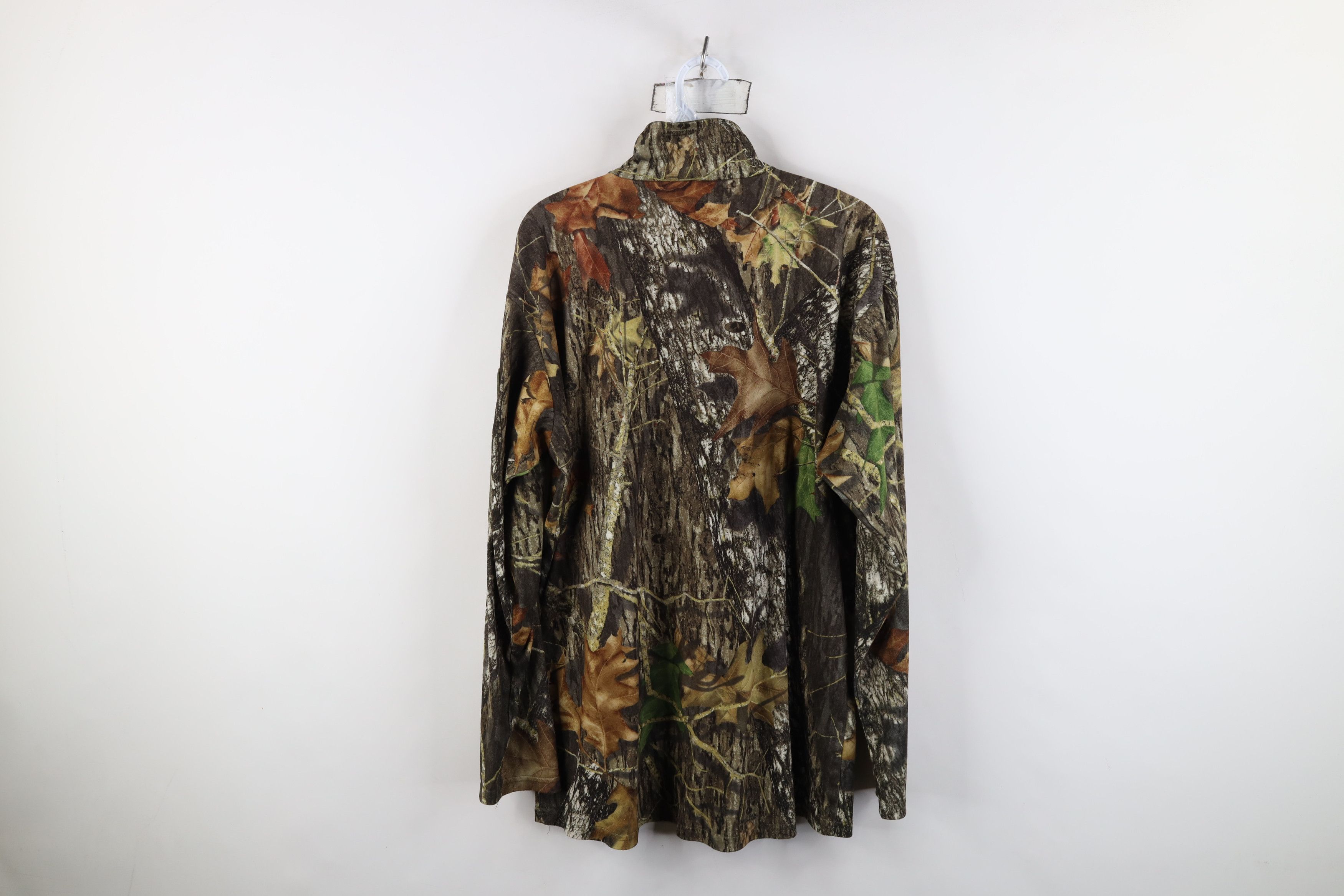 Vintage Vintage Chamois Cloth Mossy Oak Camouflage Half Zip Sweater Size US L / EU 52-54 / 3 - 10 Thumbnail