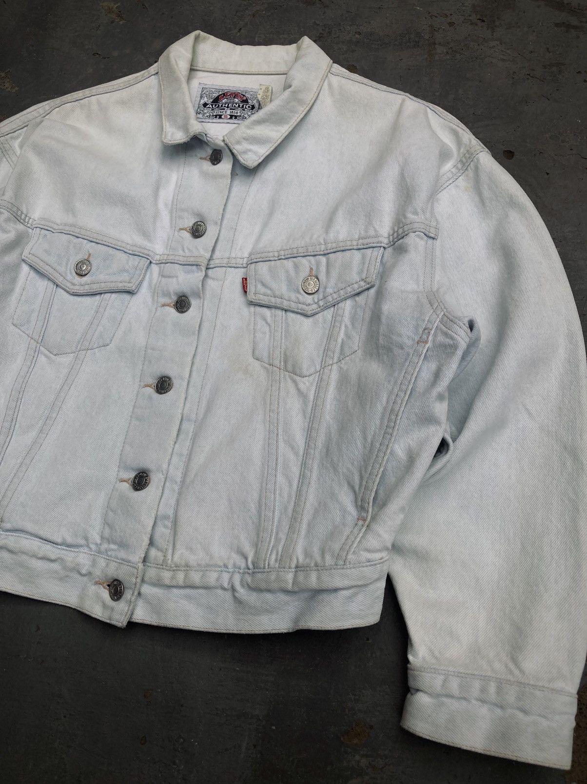 Levi's Vintage Clothing Vintage 93’ Levis Denim Trucker Jacket Size M / US 6-8 / IT 42-44 - 3 Thumbnail