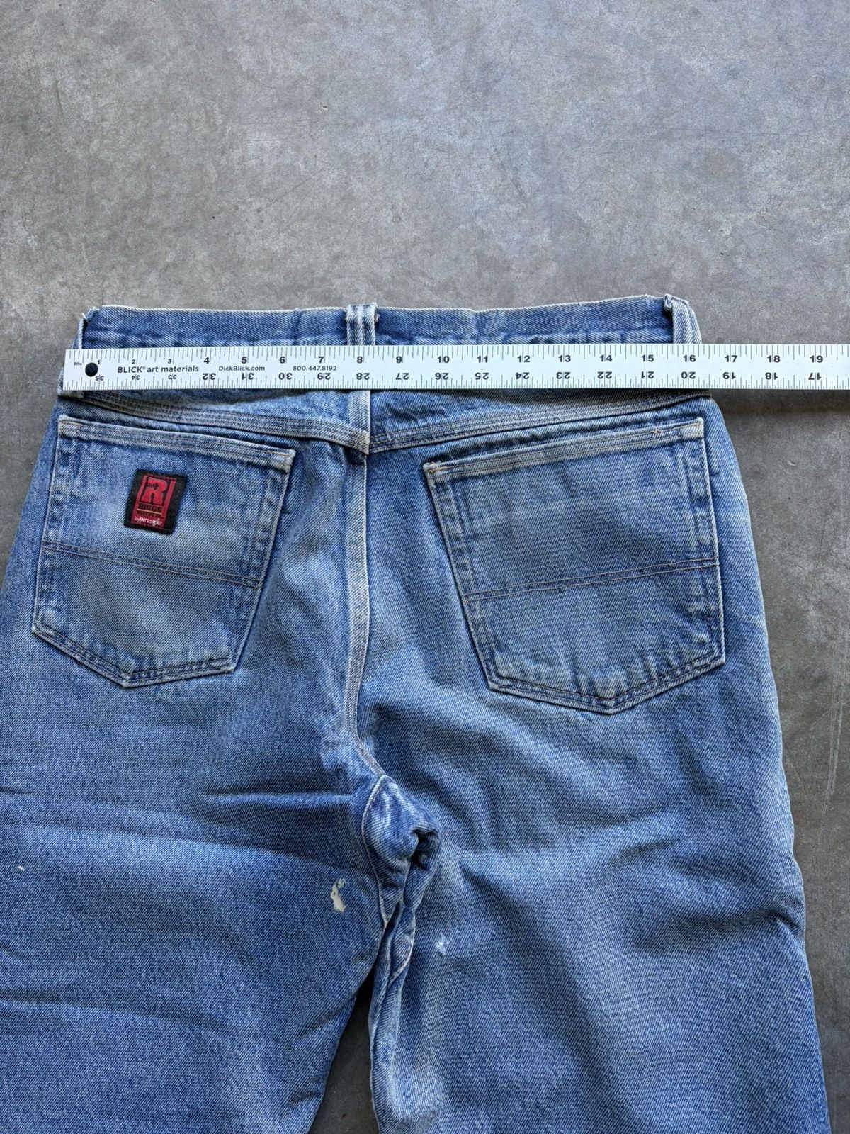 Wrangler Wrangler Faded Flannel Lined Baggy Workwear Denim Size US 32 / EU 48 - 6 Thumbnail