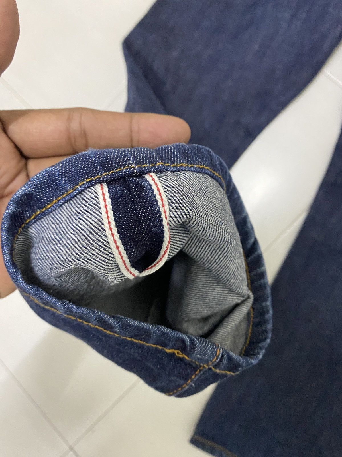 Edwin × Japanese Brand × Vintage EDWIN LIMITED 506 SELVEDGE JEANS Size US 31 - 10 Thumbnail