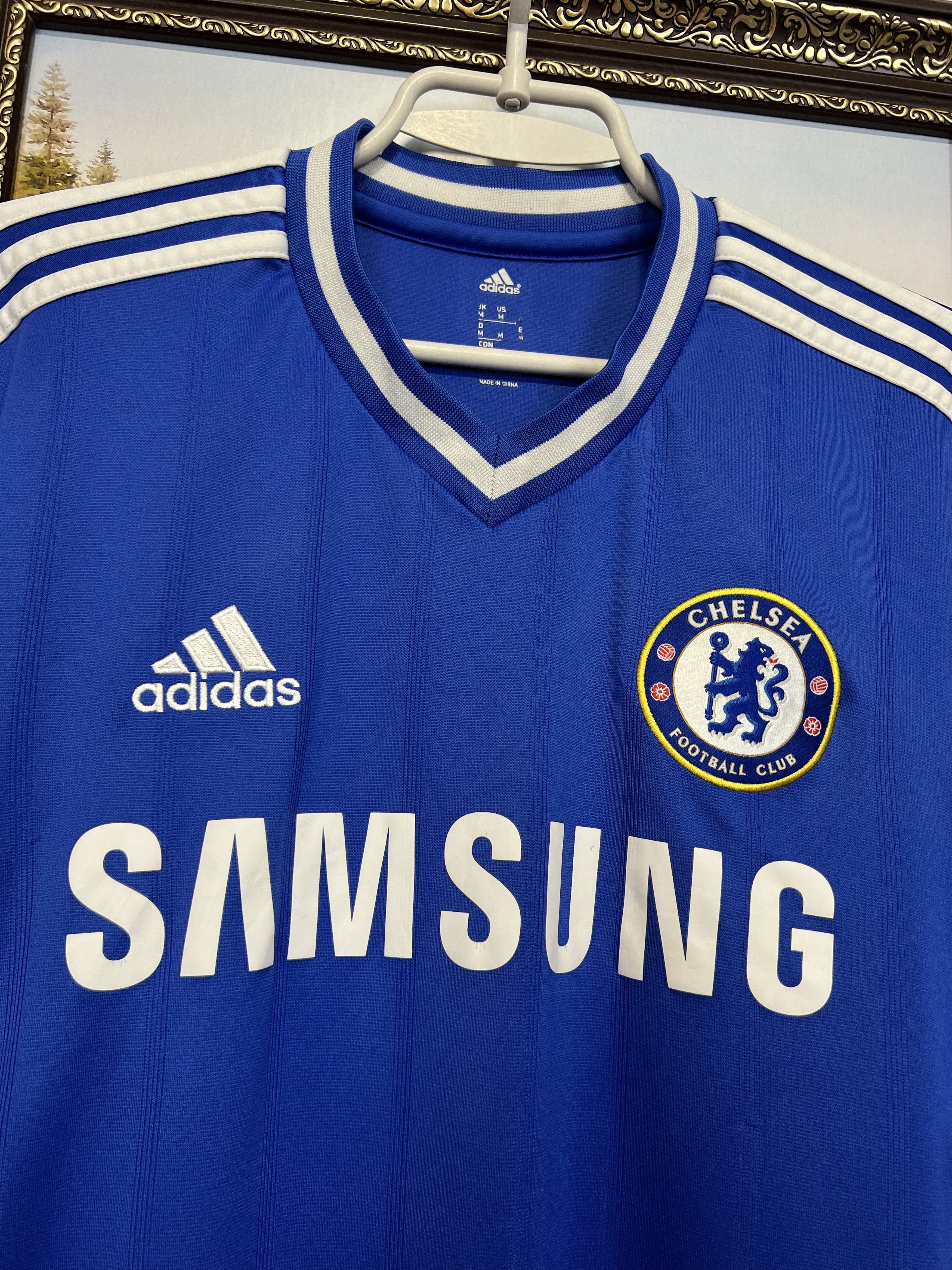 Adidas Chelsea Home football shirt 2013 Soccer Jersey Long Sleeve Size US M / EU 48-50 / 2 - 3 Thumbnail