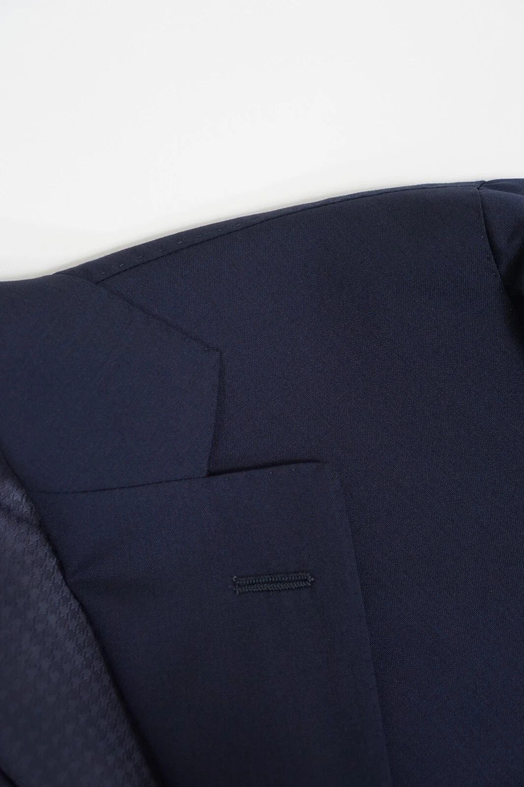 Suitsupply Men Suitsupply Blazer La Spalla Navy Blue 120's Wool UK/US44 Size 44R - 4 Thumbnail