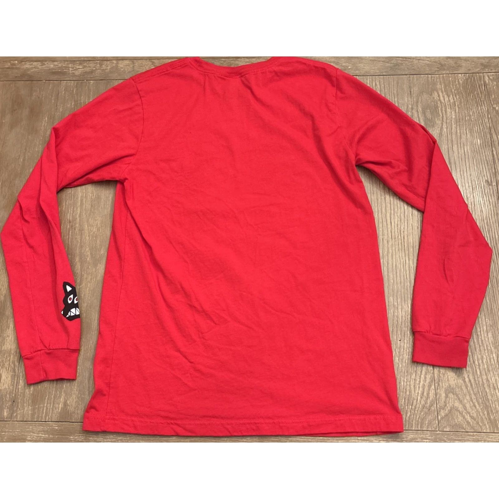 Vintage VINTAGE Kinwamonster T-Shirt Long Sleeve Red Anime Size M Mens Discontinued 90s Theme Kinwamonster Brand Shirt Size US M / EU 48-50 / 2 - 6 Thumbnail