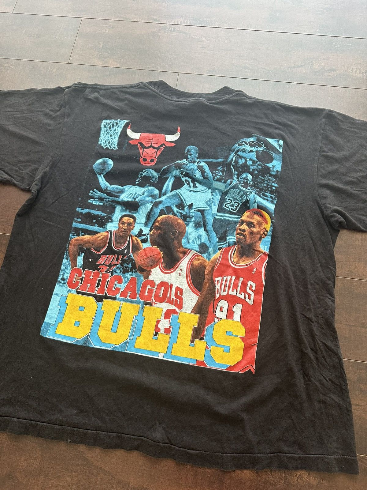 Vintage Vintage Chicago Bulls Shirt Size US XXL / EU 58 / 5 - 7 Thumbnail