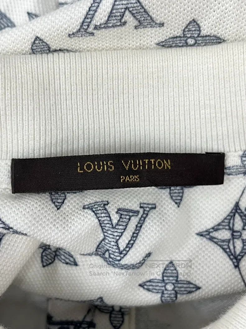 Louis Vuitton Louis Vuitton White full logo old flower zoo lapel short s Size US XS / EU 42 / 0 - 4 Thumbnail