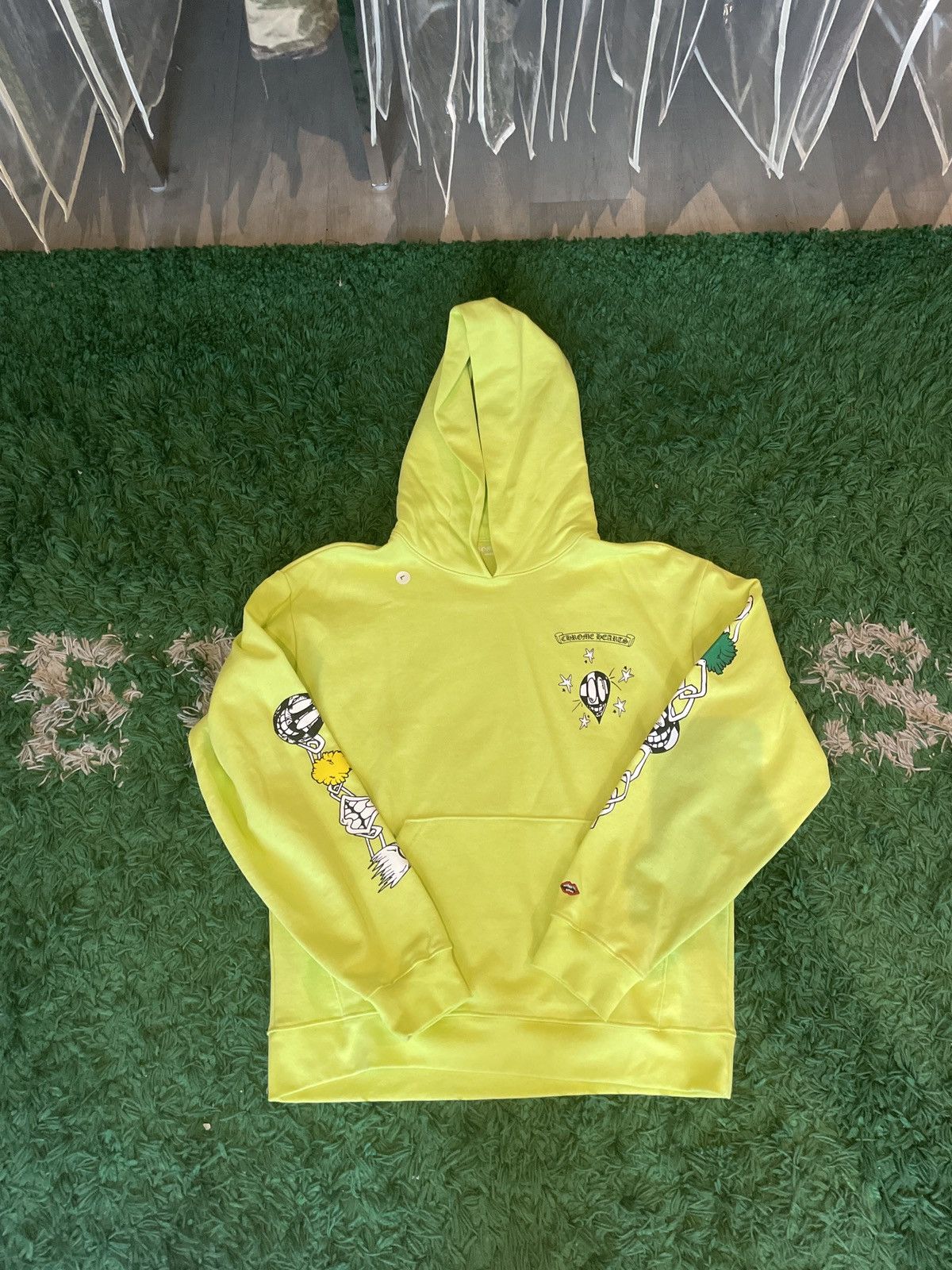 Chrome Hearts Chrome Hearts Matty Boy Link Hoodie Lime Size US L / EU 52-54 / 3 - 1 Thumbnail