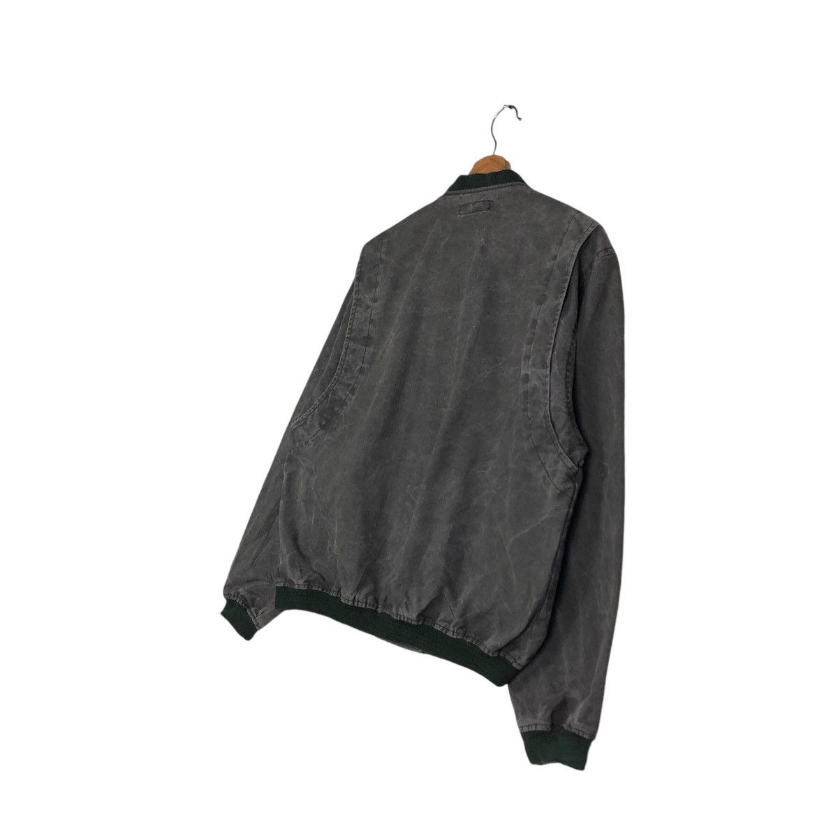 Japanese Brand × Vintage 📌Vintage Chore Bomber Jacket Grandness Big Logo Biker Wear Size US M / EU 48-50 / 2 - 11 Thumbnail