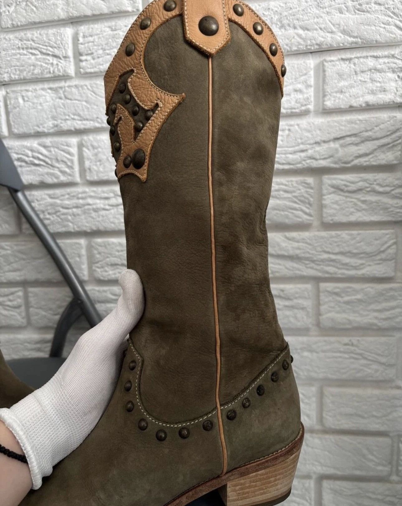 Moschino Moschino Jeans women leather cossack boots big logo Size US 8 / IT 38 - 8 Thumbnail