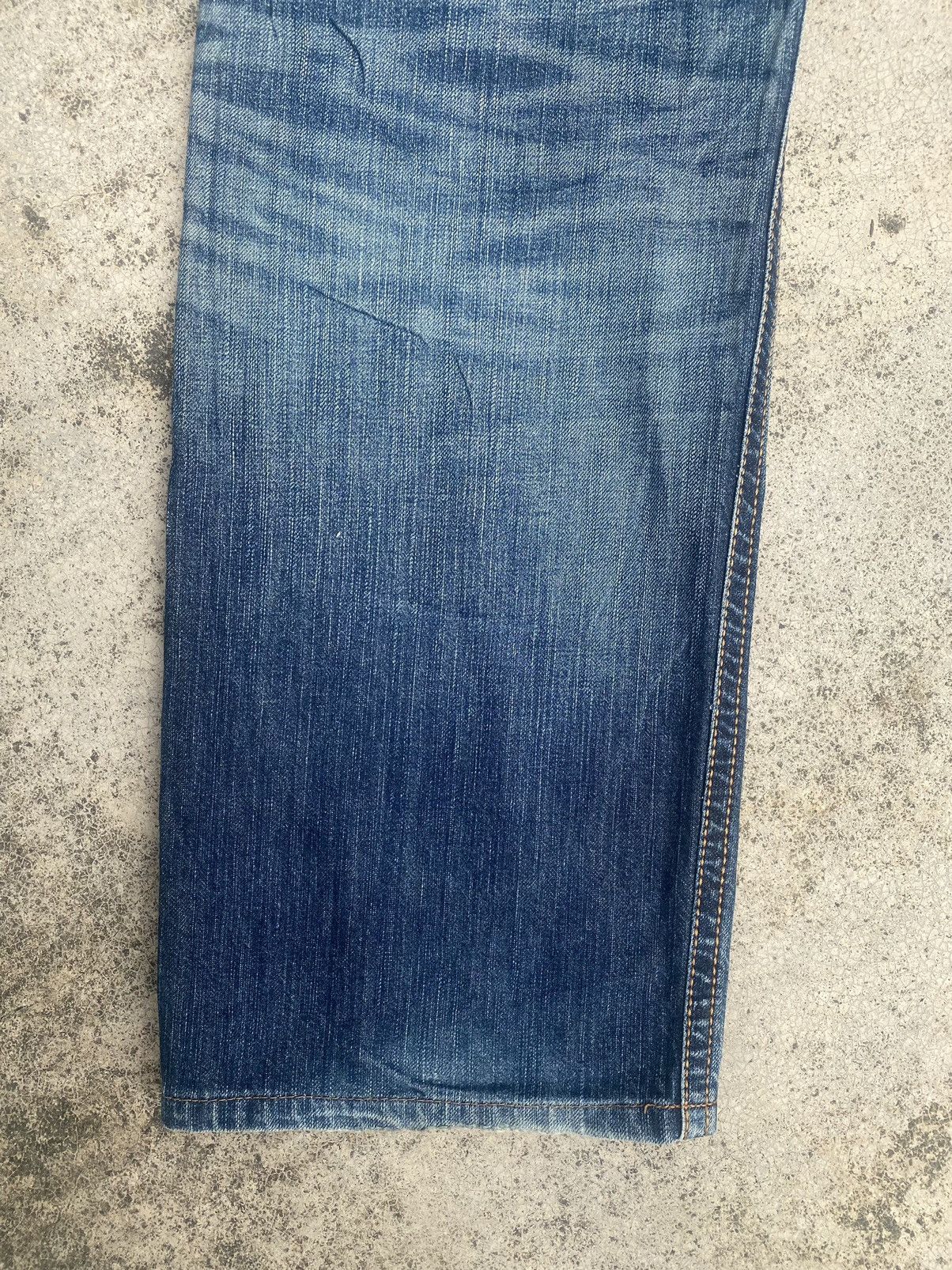 Edwin × Japanese Brand × Vintage Vintage y2k Edwin Faded Loose Denim Jeans Size US 36 / EU 52 - 14 Thumbnail