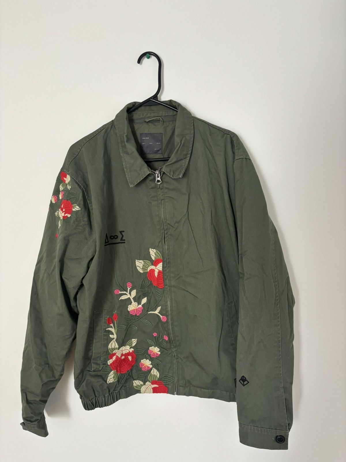 Zara’s Embroidered Bomber Jacket (Size popular Medium)