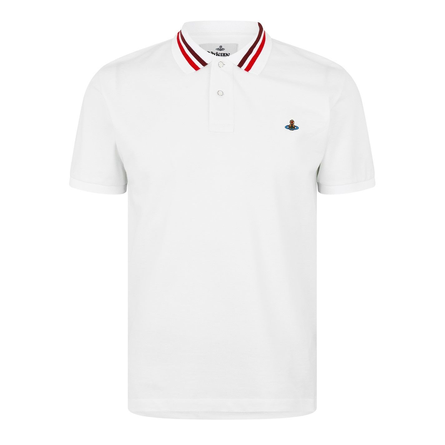 Vivienne Westwood o1g2r1mq0526 Short Sleeve Polo Shirt in White Size US S / EU 44-46 / 1 - 1 Thumbnail