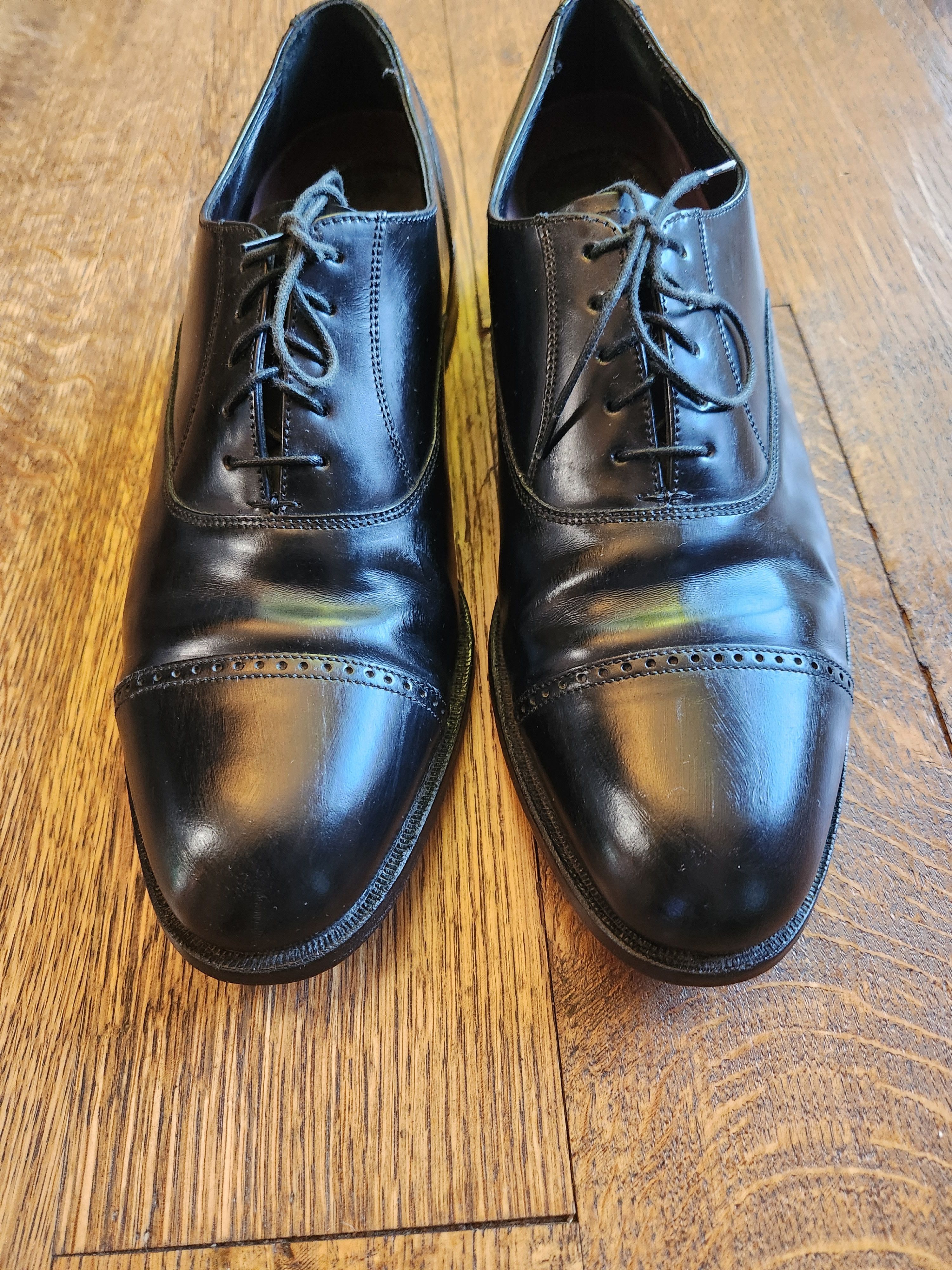 Florsheim Fransico 100% Leather Cap Toe Lace-Up Oxfords Size US 12 / EU 45 - 1 Thumbnail