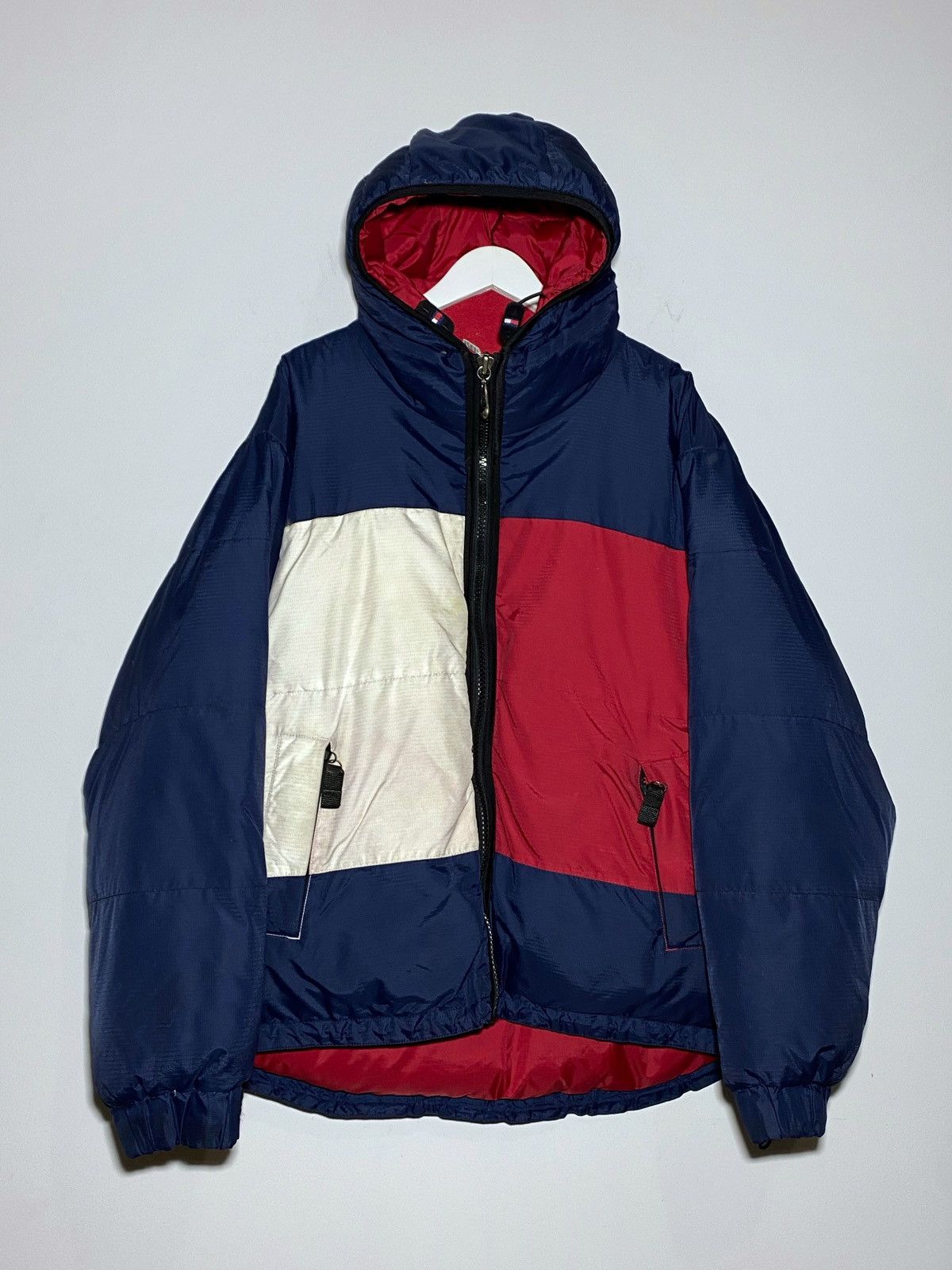 Tommy Hilfiger Vintage 2000s Tommy Hilfiger Rare Down Puffer Jacket Size US XL / EU 56 / 4 - 2 Thumbnail