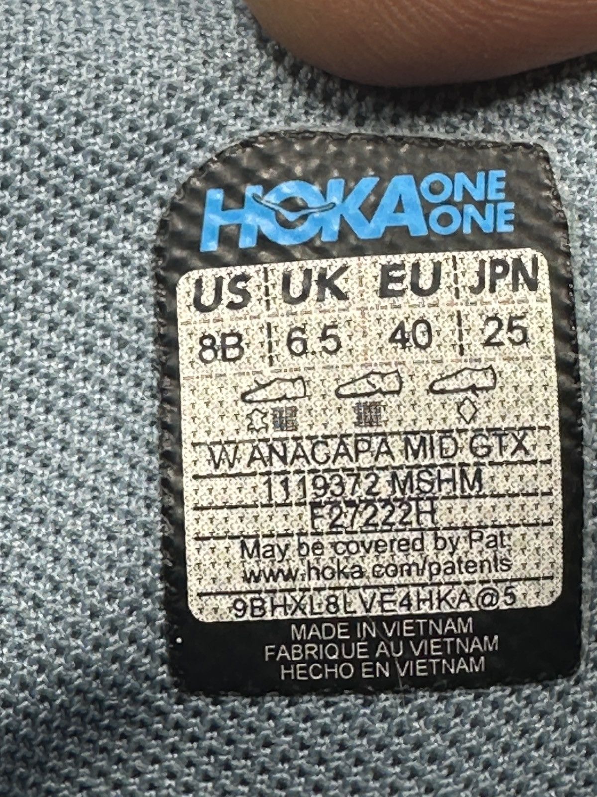 Hoka New Hoka Anacapa Mid GTX Hiking Shoes Blue Women's 8.5B Size US 8.5 / IT 38.5 - 7 Thumbnail