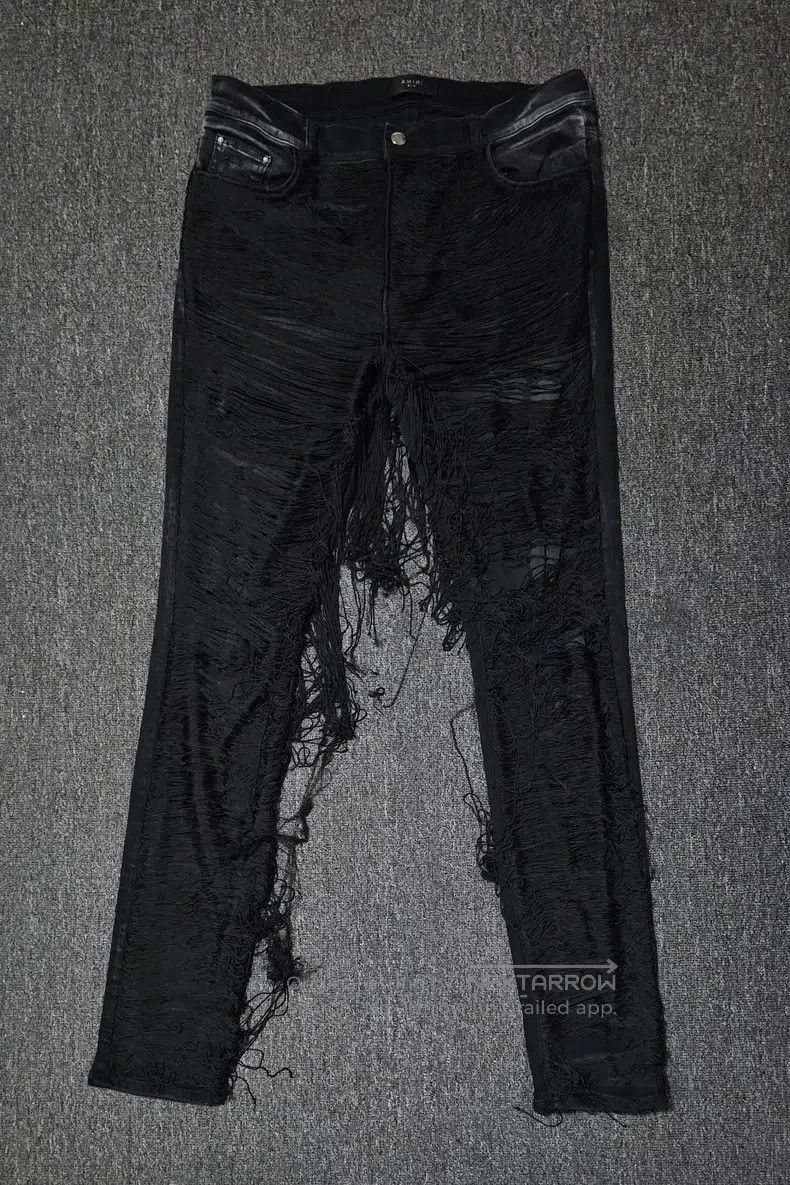 Amiri Amiri Fringed Denim Pants Size US 38 / EU 54 - 4 Thumbnail