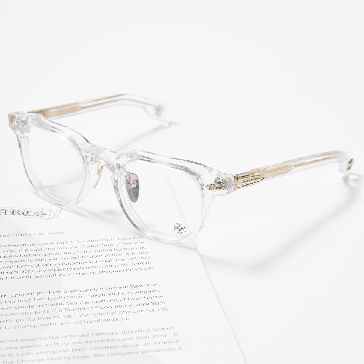 Chrome Hearts CHROME HEARTS CHIRP CHIRP-A CRYSTAL 18KGP GLASSES Size ONE SIZE - 2 Thumbnail