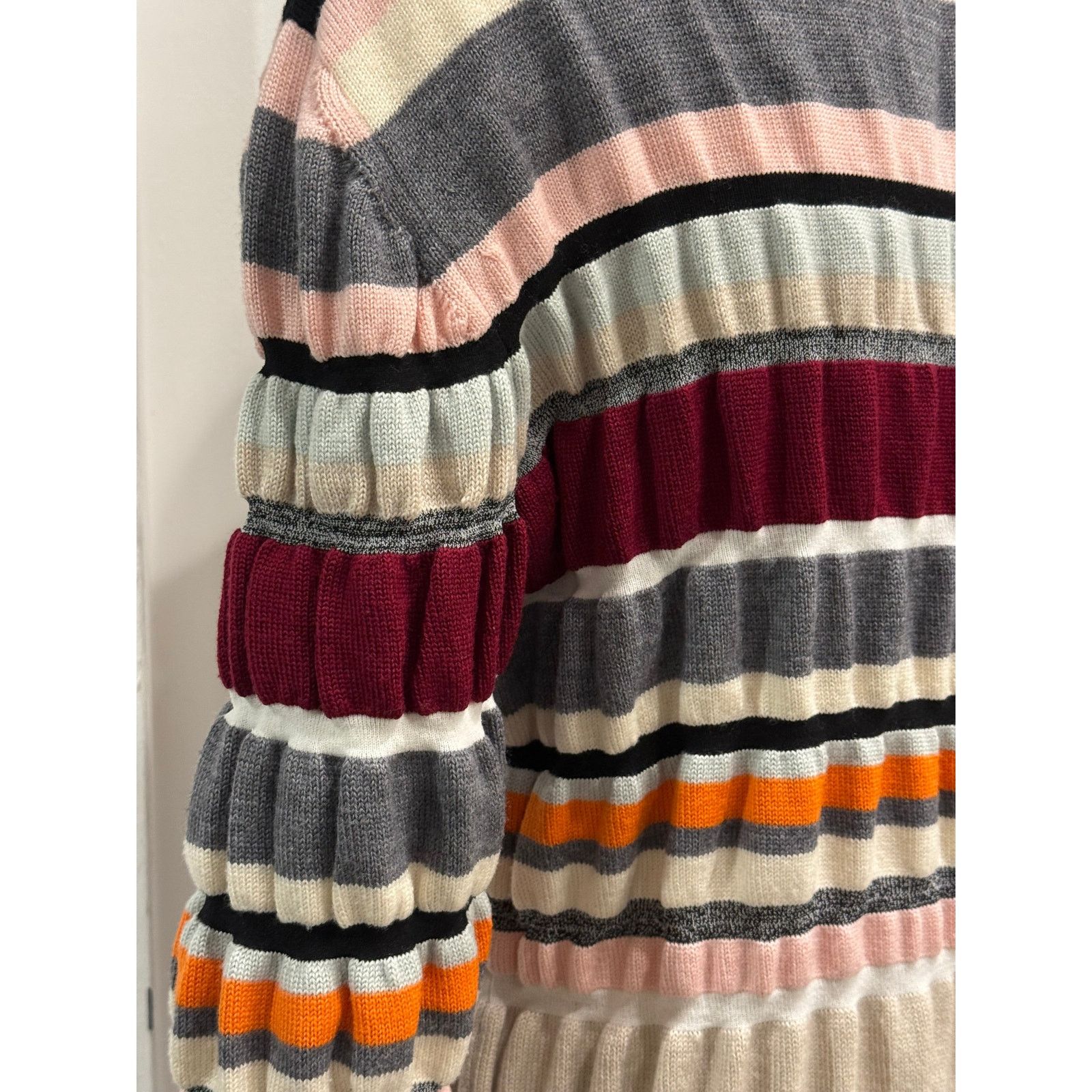 JW Anderson 2010s JW Anderson stripe wool knit Size ONE SIZE - 6 Thumbnail