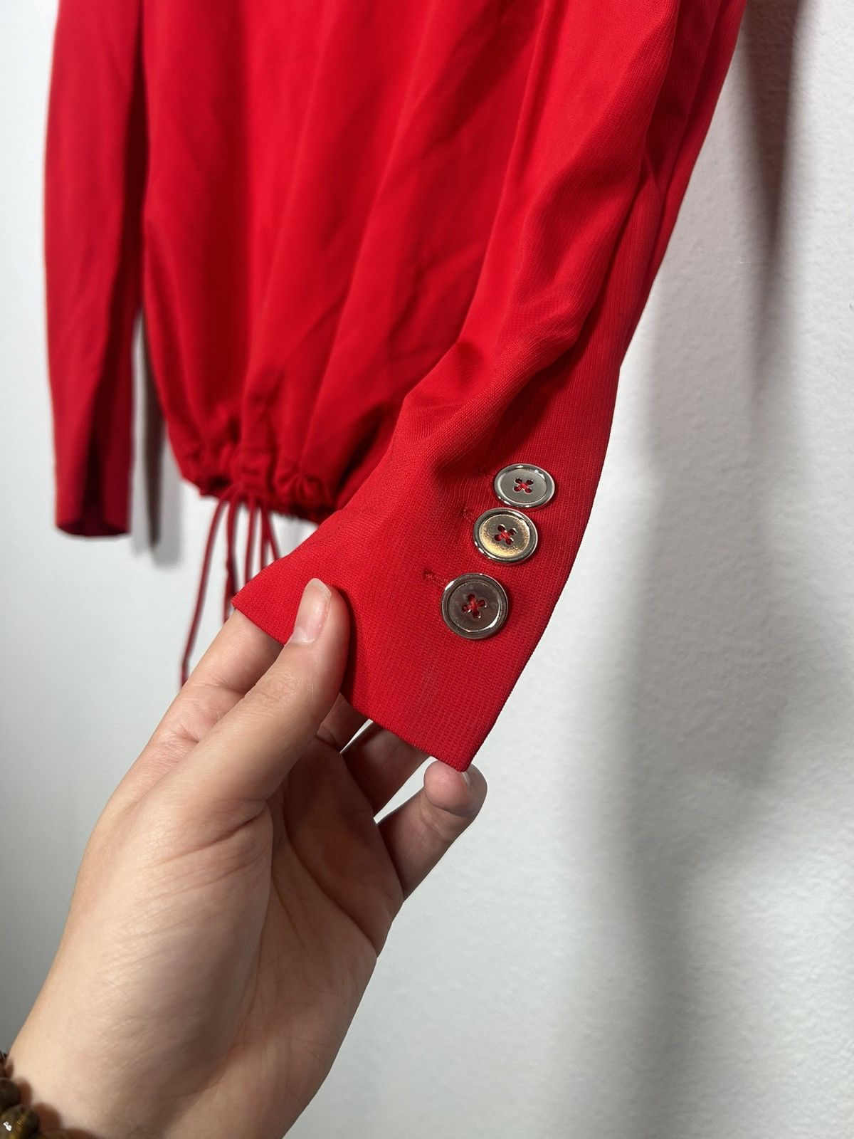 Dirk Bikkembergs Cinched Lapel blouse Size M / US 6-8 / IT 42-44 - 5 Thumbnail
