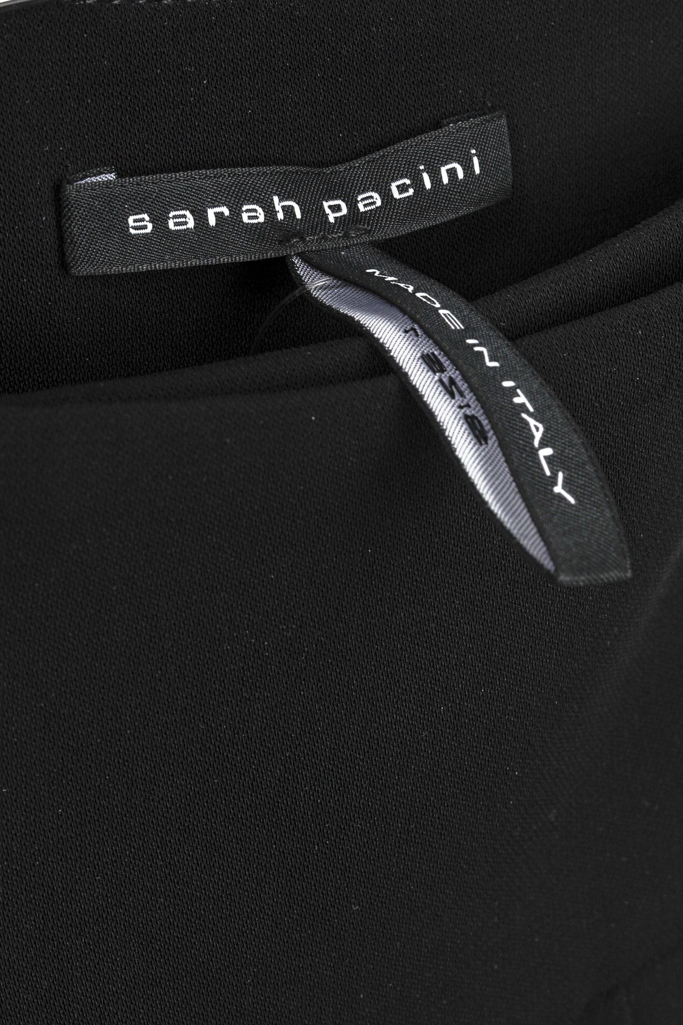 Sarah Pacini Sarah Pacini Avant Garde Black Skirt Overlay Pants Size 27" / US 4 / IT 40 - 4 Thumbnail