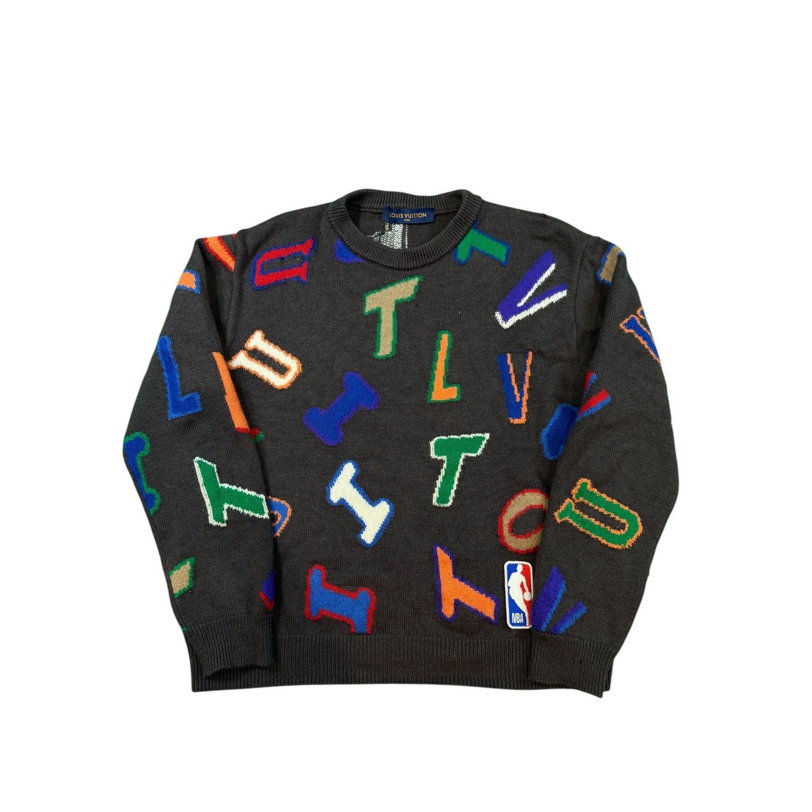 LV NBA Knit Brown Multi Sweater