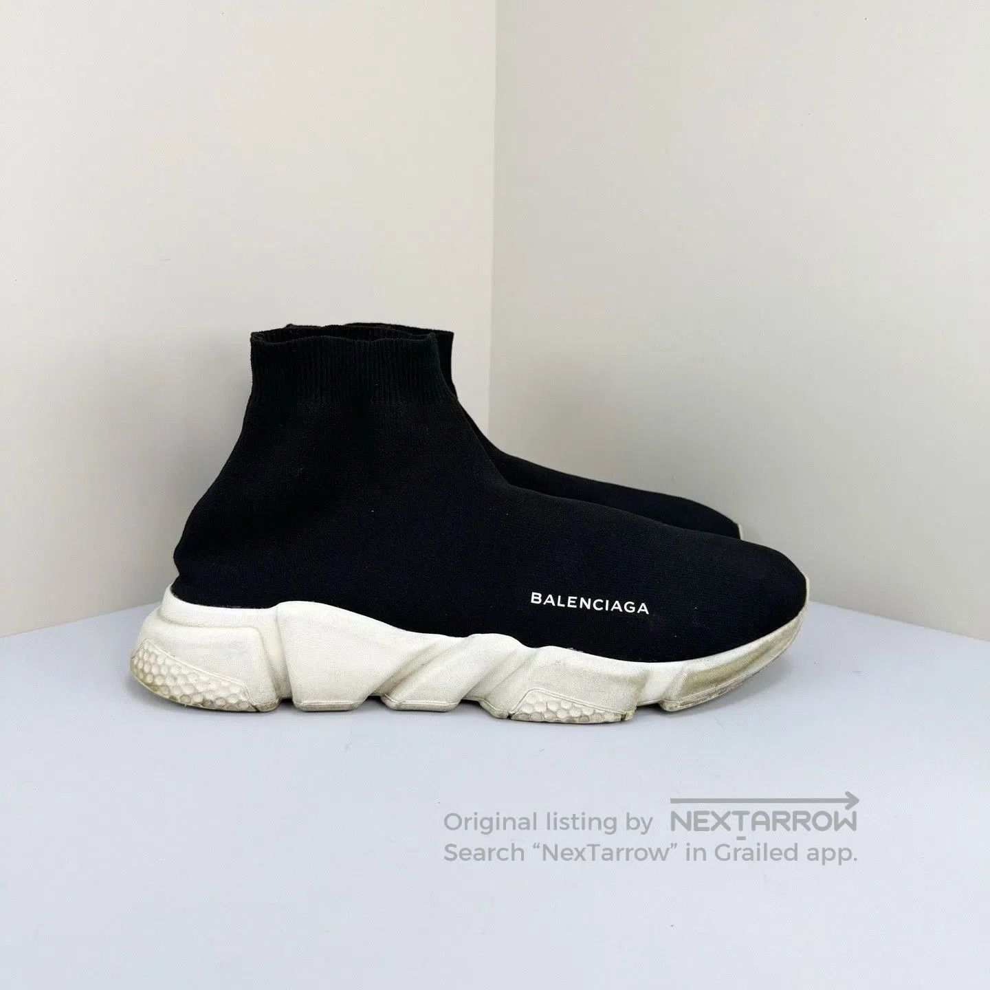 Balenciaga Balenciaga Letter Sock Shoes. Size US 10 / EU 43 - 4 Thumbnail