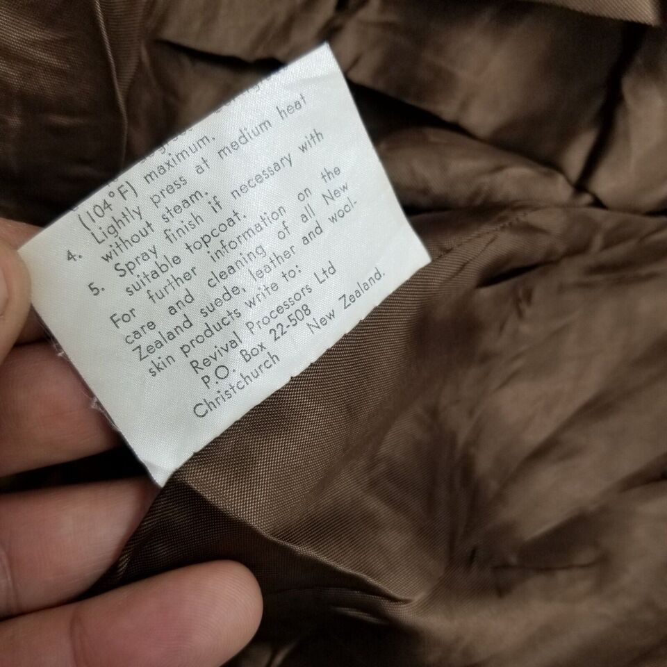 Other Robina Leather Jacket Mens 48 Lamb Suede Full Zip Pockets Size US XL / EU 56 / 4 - 11 Thumbnail