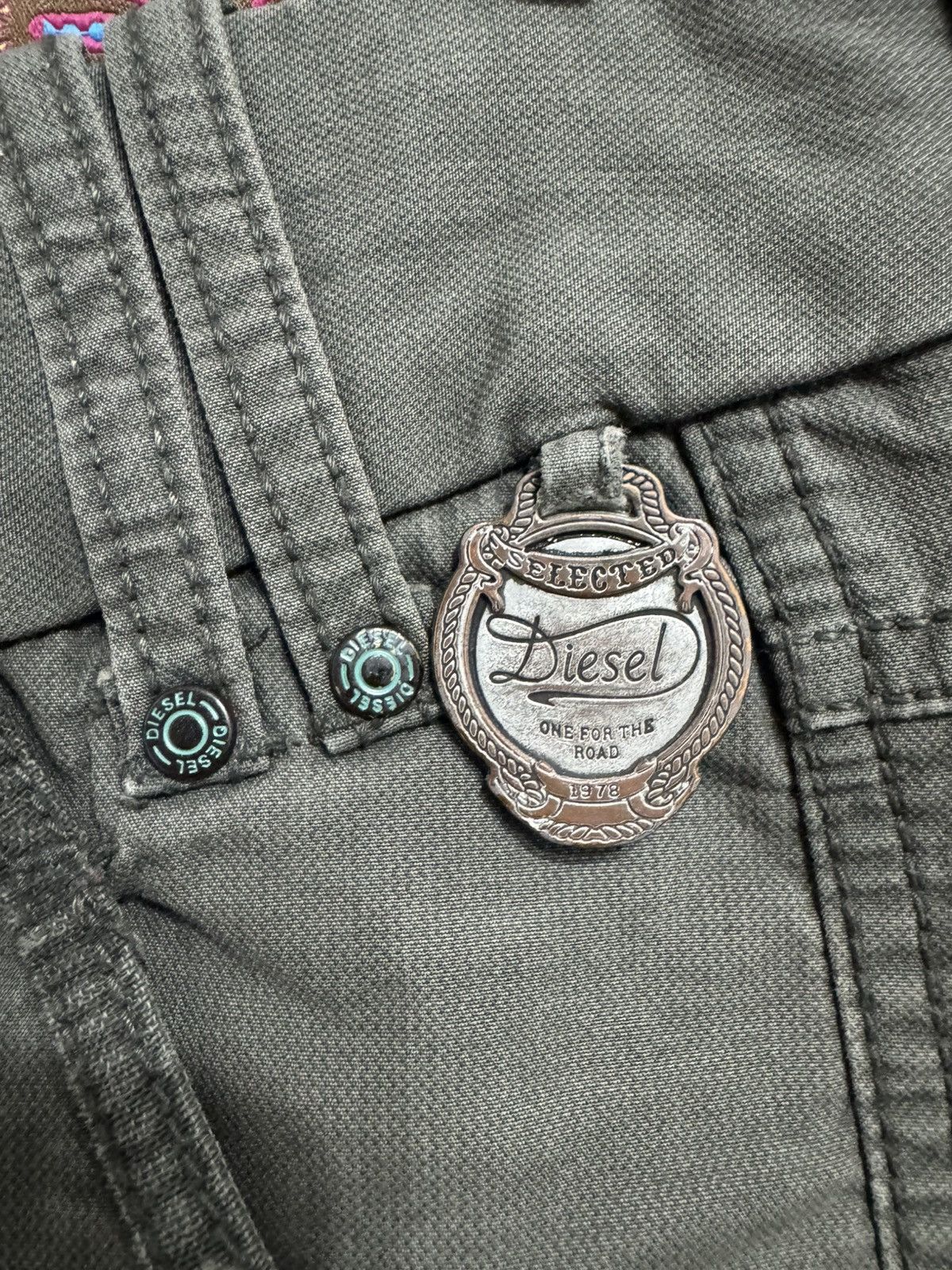 Diesel DIESEL Vintage Y2K Low-Rise Cropped Cargo/Biker Pants Size 26" / US 2 / IT 38 - 2 Thumbnail