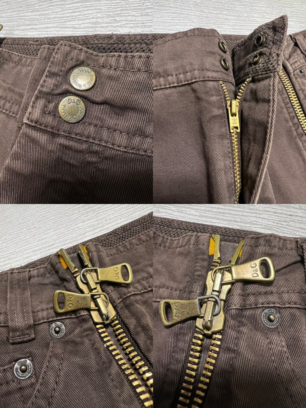 Dolce & Gabbana D&G - SS03 - Full Zip Parachute Aviator Cargo Pants Size US 28 / EU 44 - 18 Thumbnail