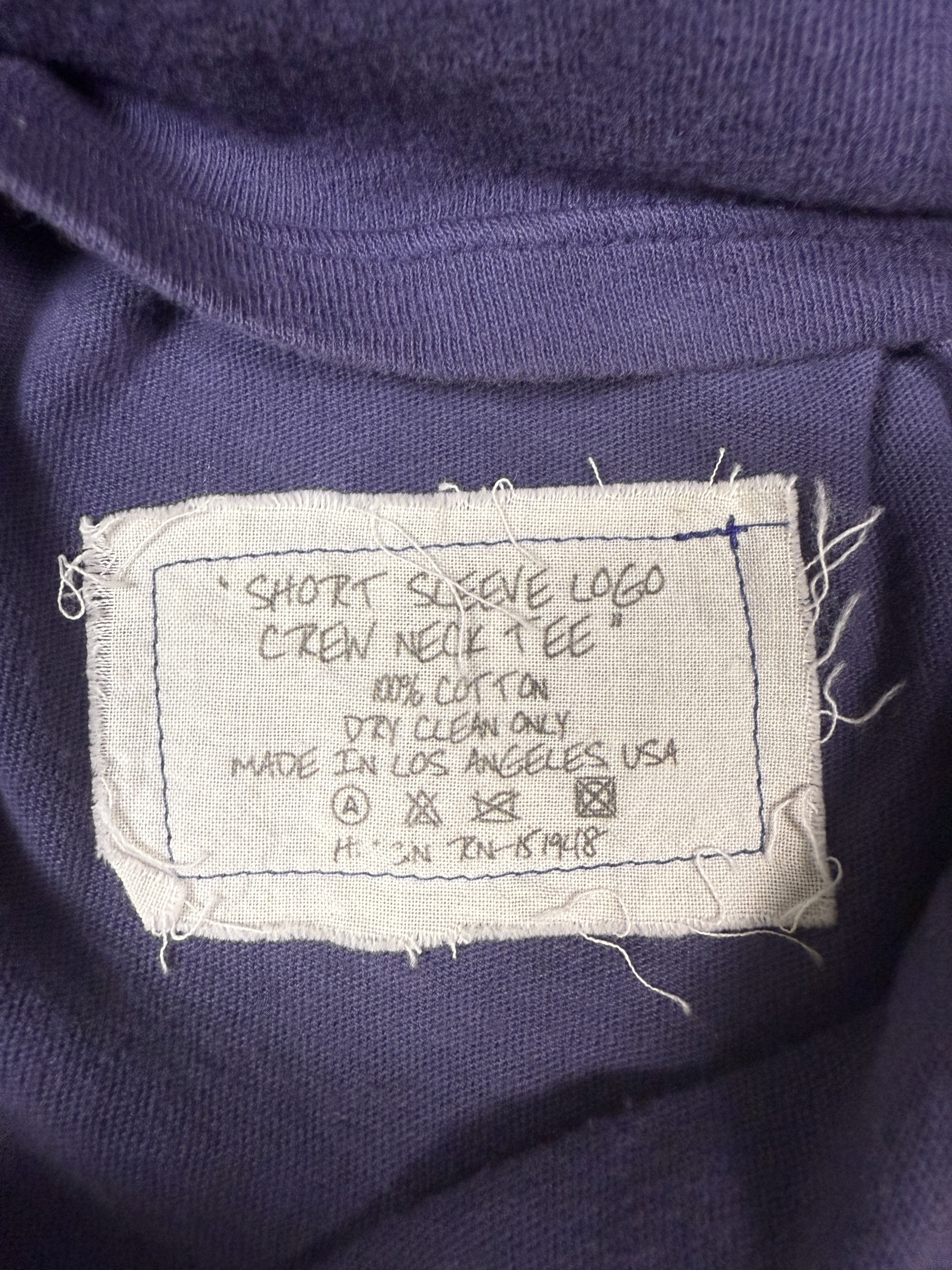 Greg Lauren Greg Lauren Short Sleeve Logo Crew Neck Tee Size US L / EU 52-54 / 3 - 5 Thumbnail