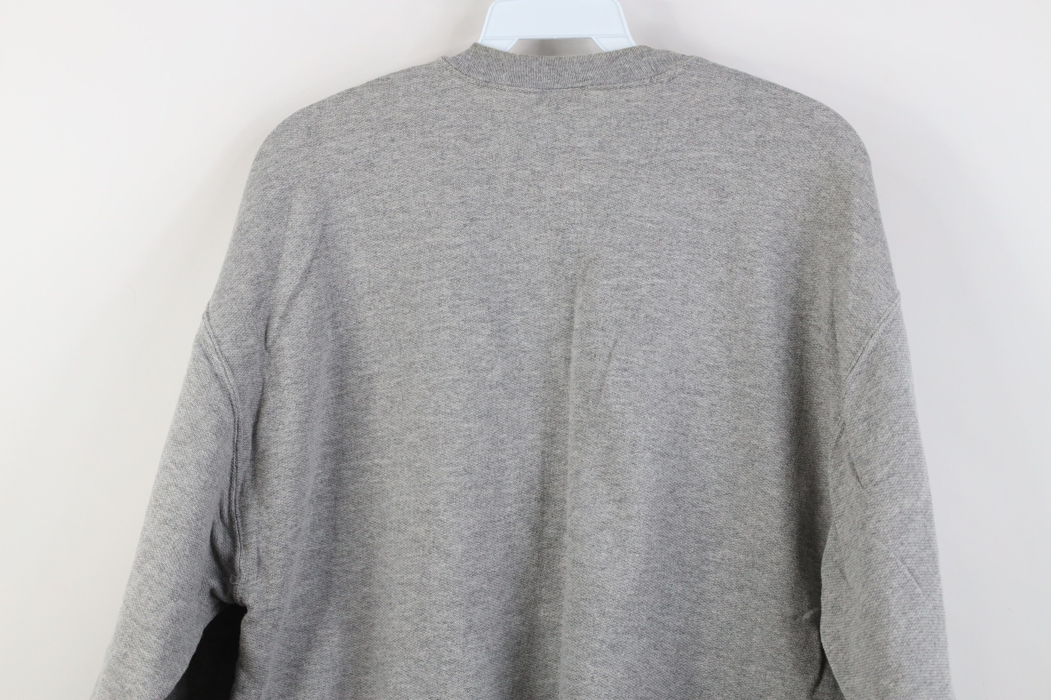 Vintage Vintage 90s Y2K Streetwear Blank Crewneck Sweatshirt Gray Size US M / EU 48-50 / 2 - 11 Thumbnail