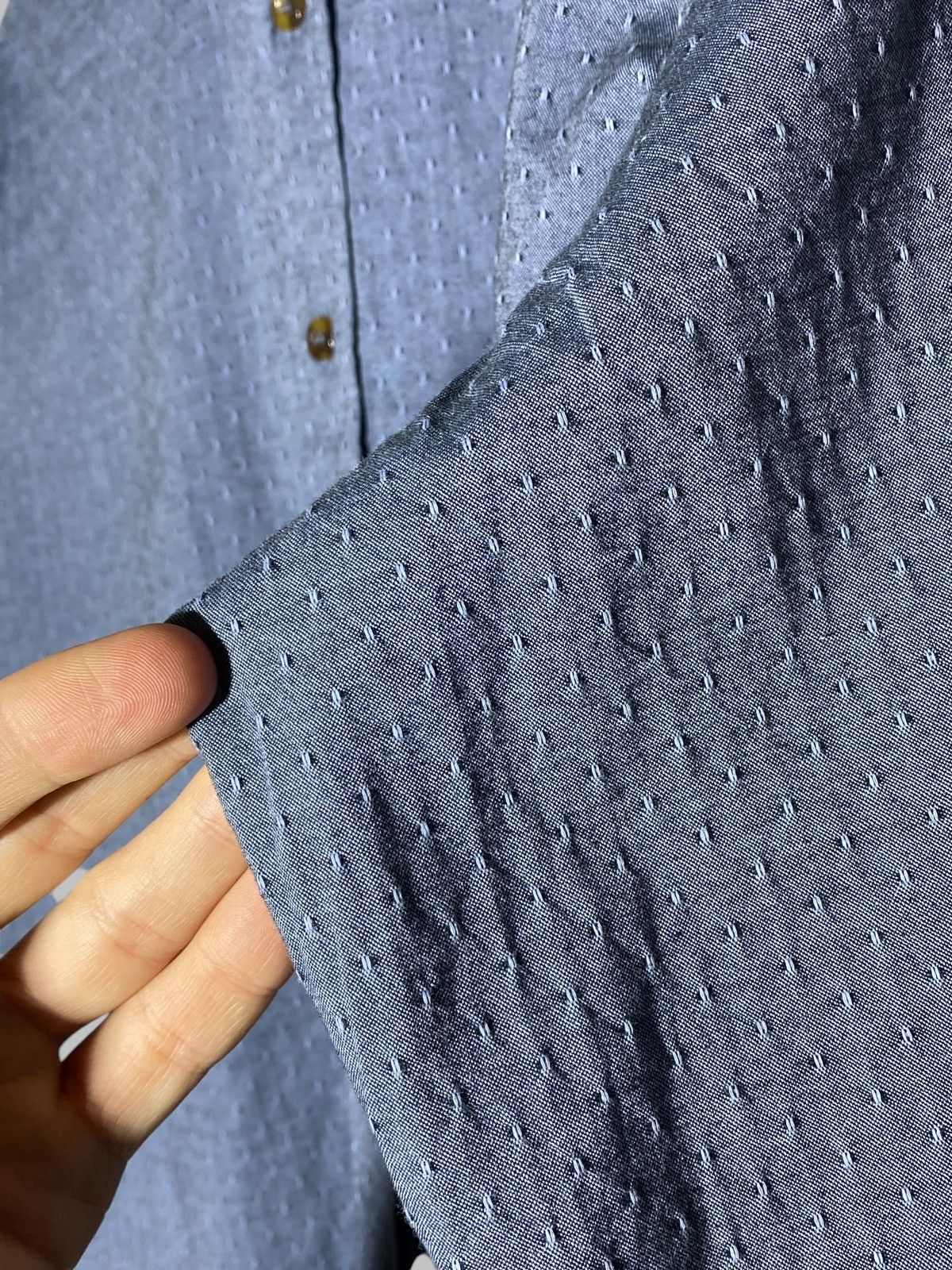 Vivienne Westwood Vivienne Westwood Denim Blue Long Sleeve Button Up Shirt Size US L / EU 52-54 / 3 - 18 Thumbnail