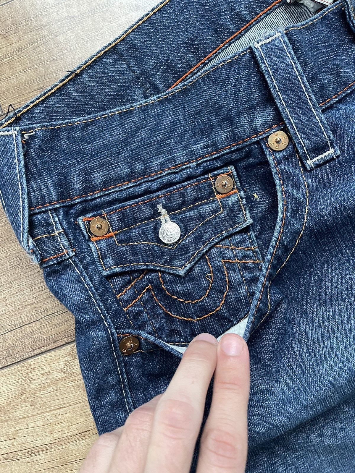 True Religion True Religion Vintage Distressed Denim Jeans 90s USA Size US 36 / EU 52 - 12 Thumbnail