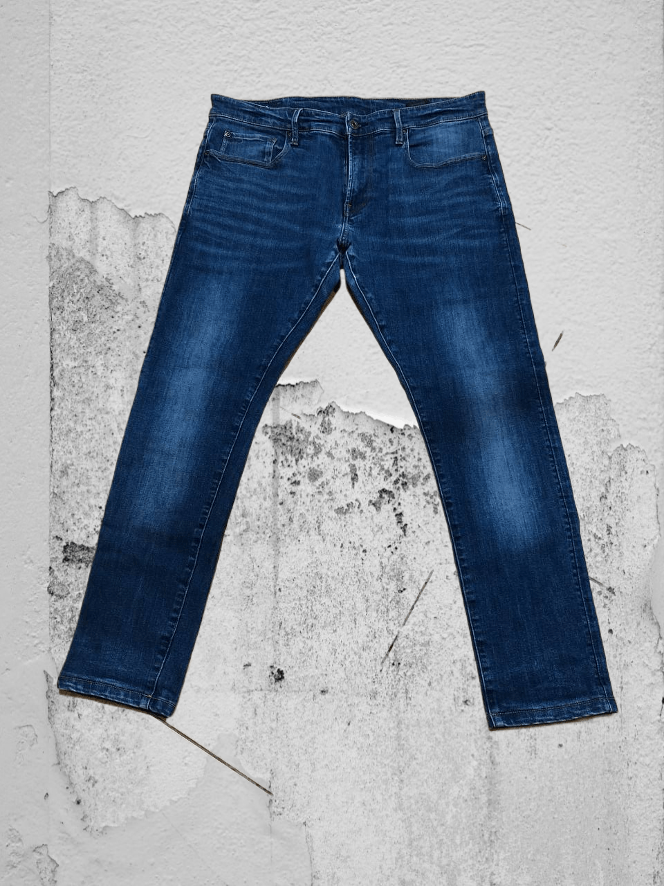 G-Star G-Star Raw SKINNY Distressed Stone Wash Denim Jeans Size US 34 / EU 50 - 1 Thumbnail