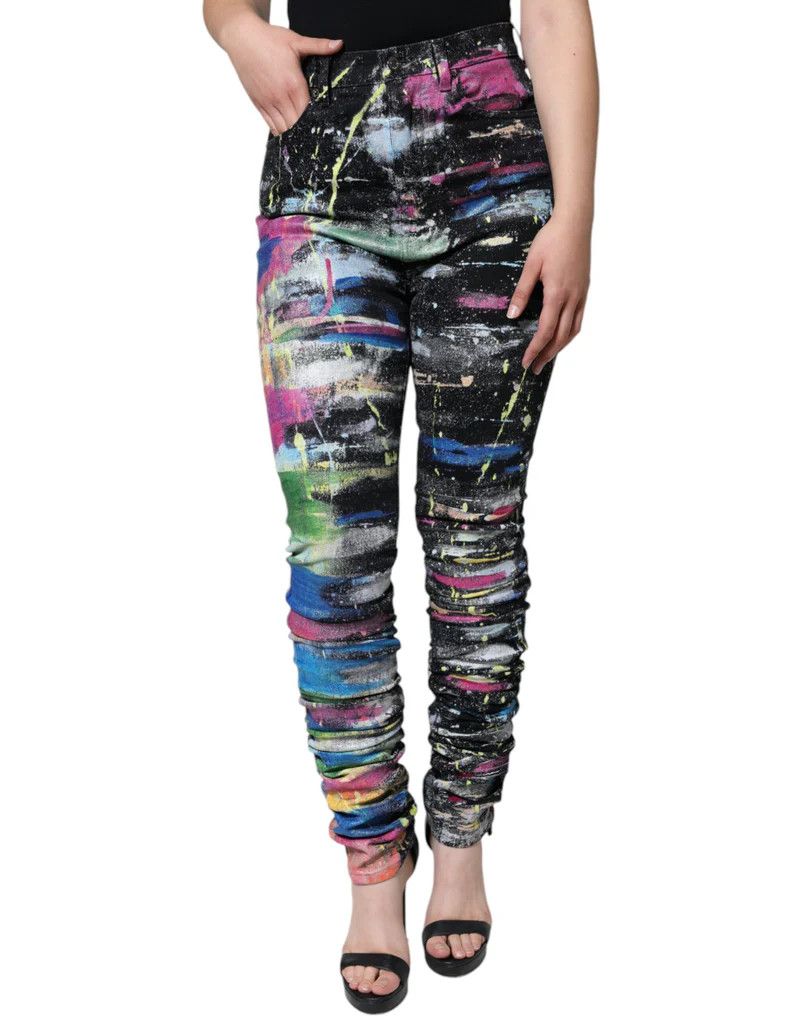 Dolce & Gabbana o1y0925 Casual Pant in Multicolor Size 28" / US 6 / IT 42 - 1 Thumbnail